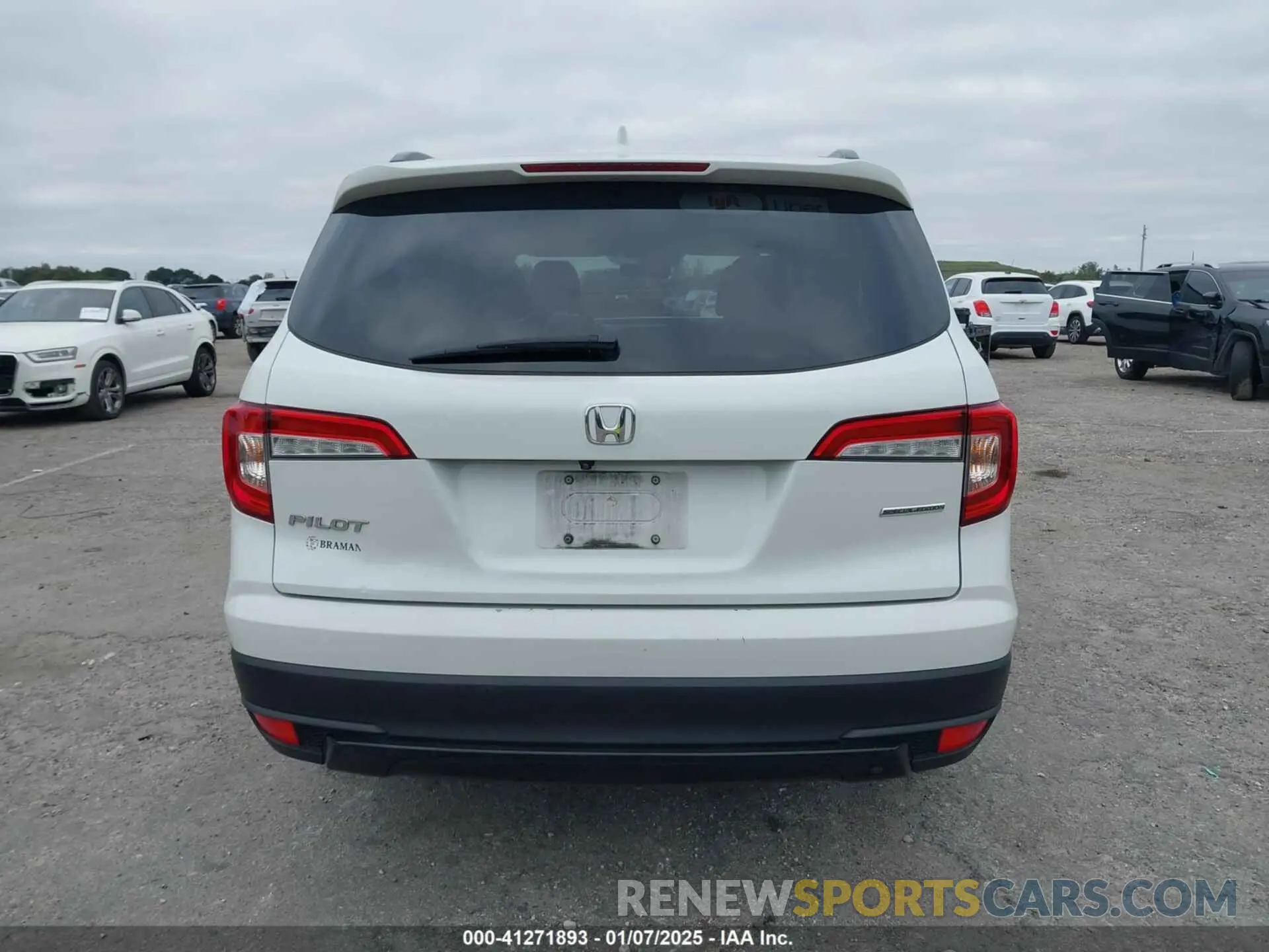 16 fotografías del automóvil dañado 5FNYF5H26MB037212 HONDA PILOT 2021