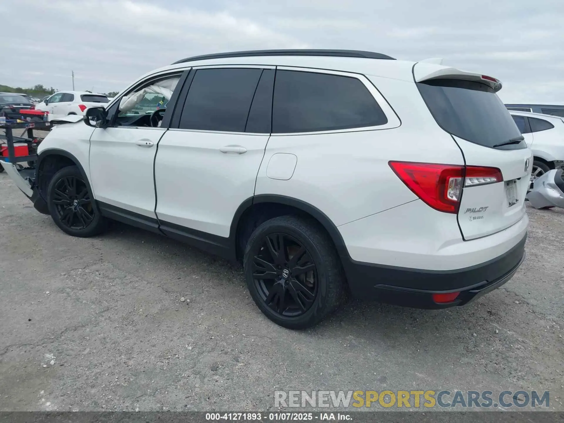 3 fotografías del automóvil dañado 5FNYF5H26MB037212 HONDA PILOT 2021