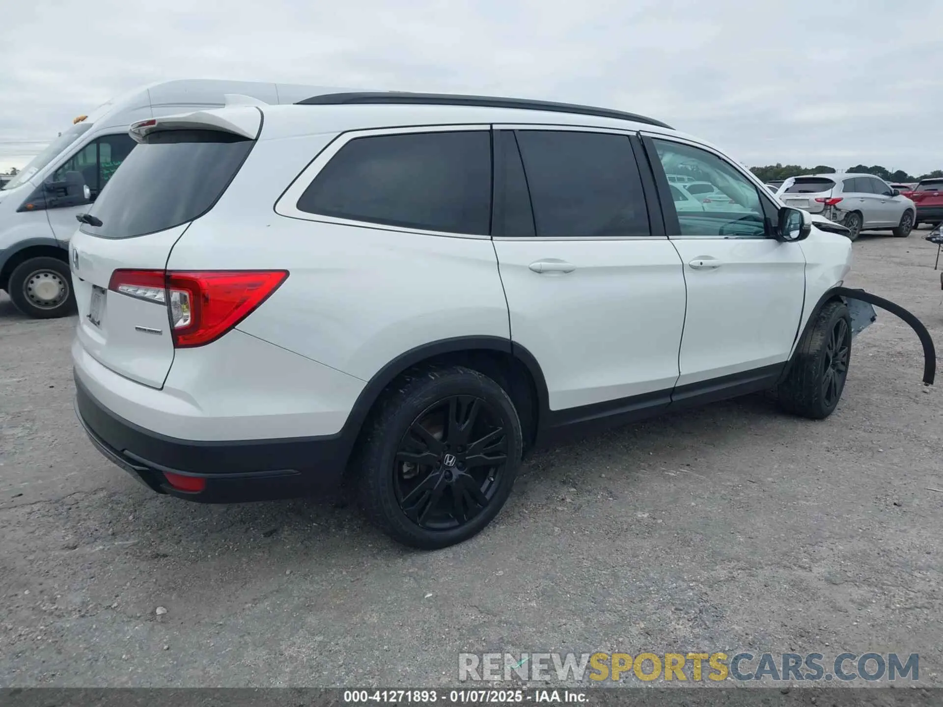 4 fotografías del automóvil dañado 5FNYF5H26MB037212 HONDA PILOT 2021