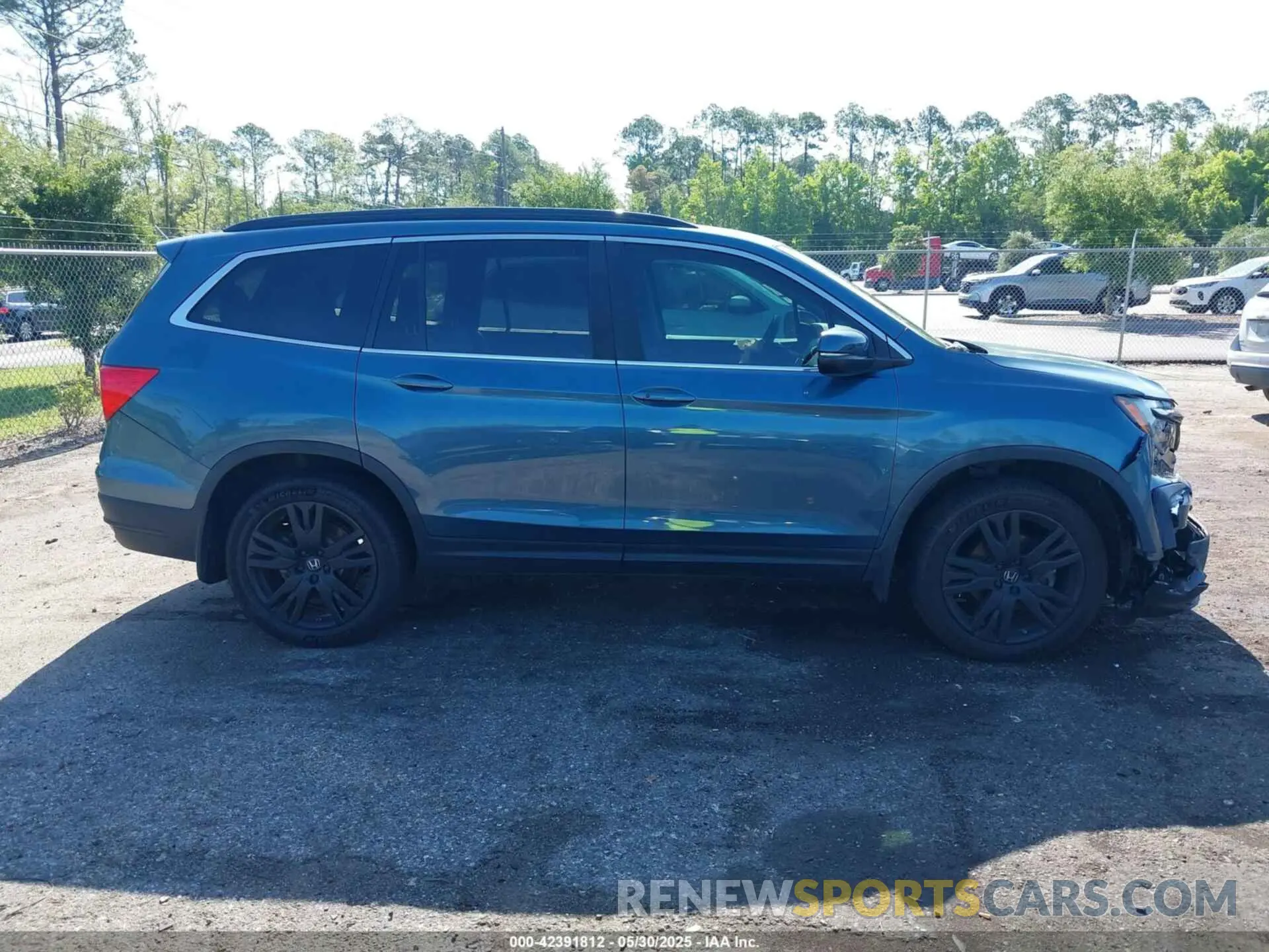 13 fotografías del automóvil dañado 5FNYF5H27MB012769 HONDA PILOT 2021
