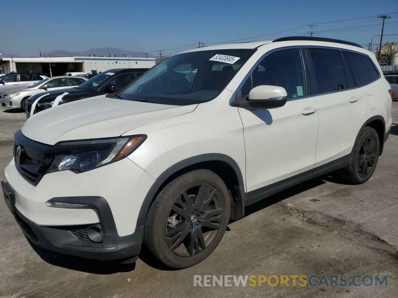 1 fotografías del automóvil dañado 5FNYF5H27MB035842 HONDA PILOT 2021