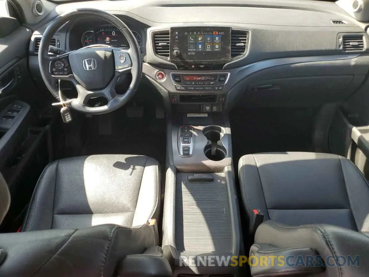 8 fotografías del automóvil dañado 5FNYF5H27MB035842 HONDA PILOT 2021