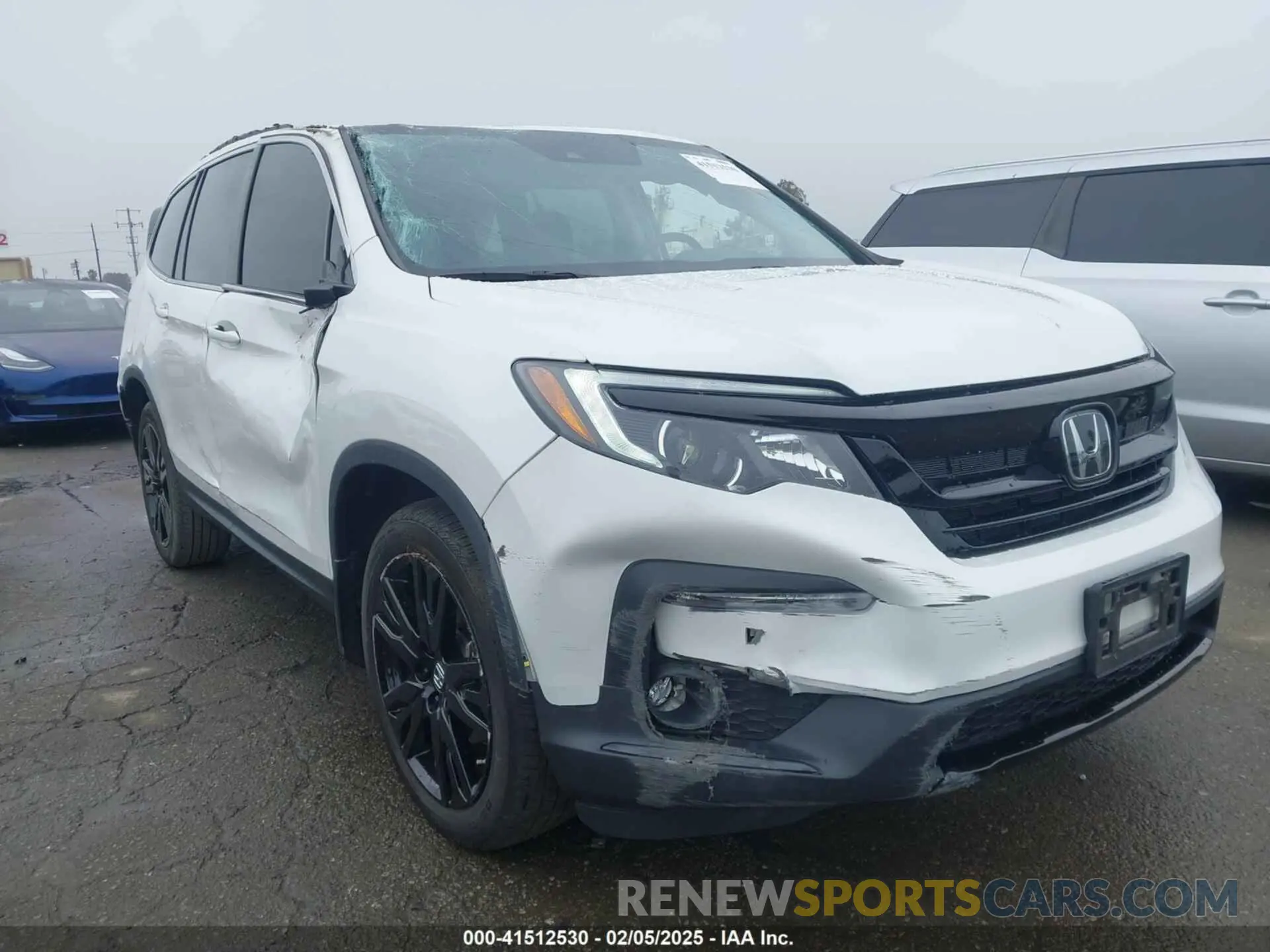1 fotografías del automóvil dañado 5FNYF5H28MB040600 HONDA PILOT 2021