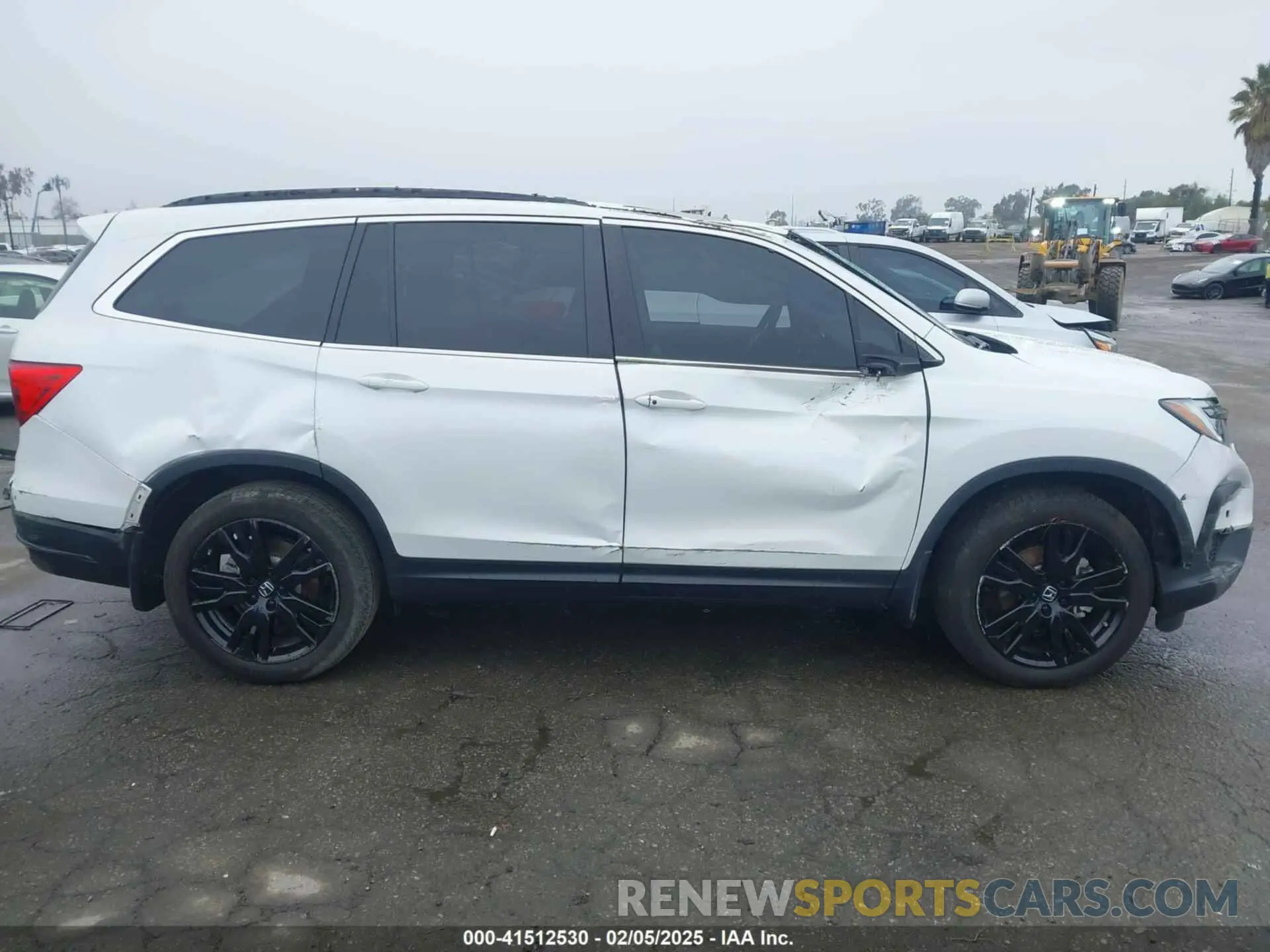 13 fotografías del automóvil dañado 5FNYF5H28MB040600 HONDA PILOT 2021