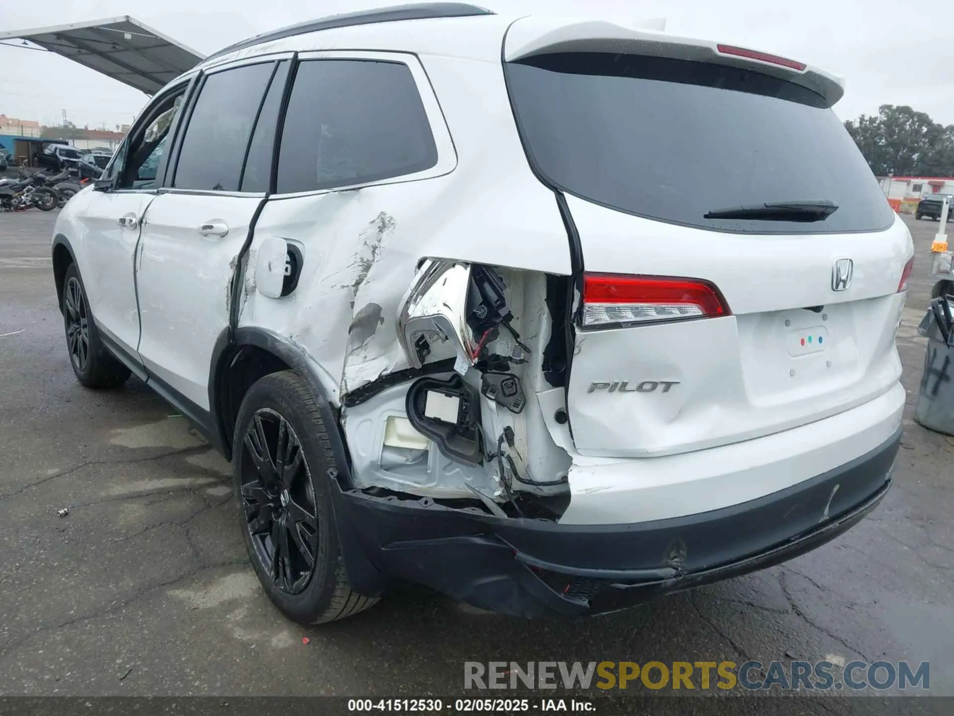 3 fotografías del automóvil dañado 5FNYF5H28MB040600 HONDA PILOT 2021