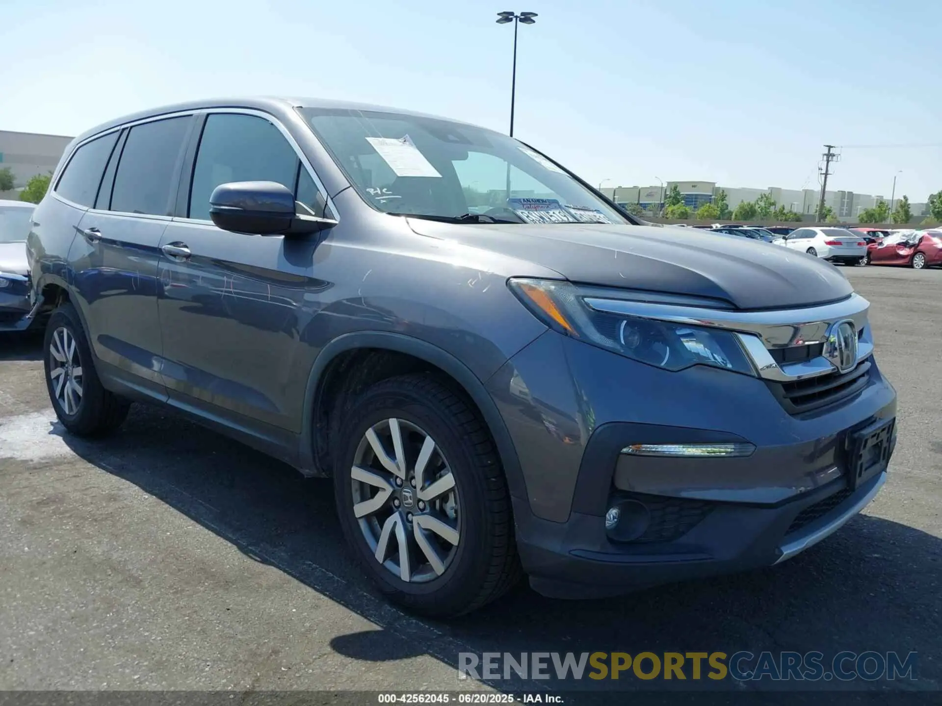 1 fotografías del automóvil dañado 5FNYF5H31MB004675 HONDA PILOT 2021