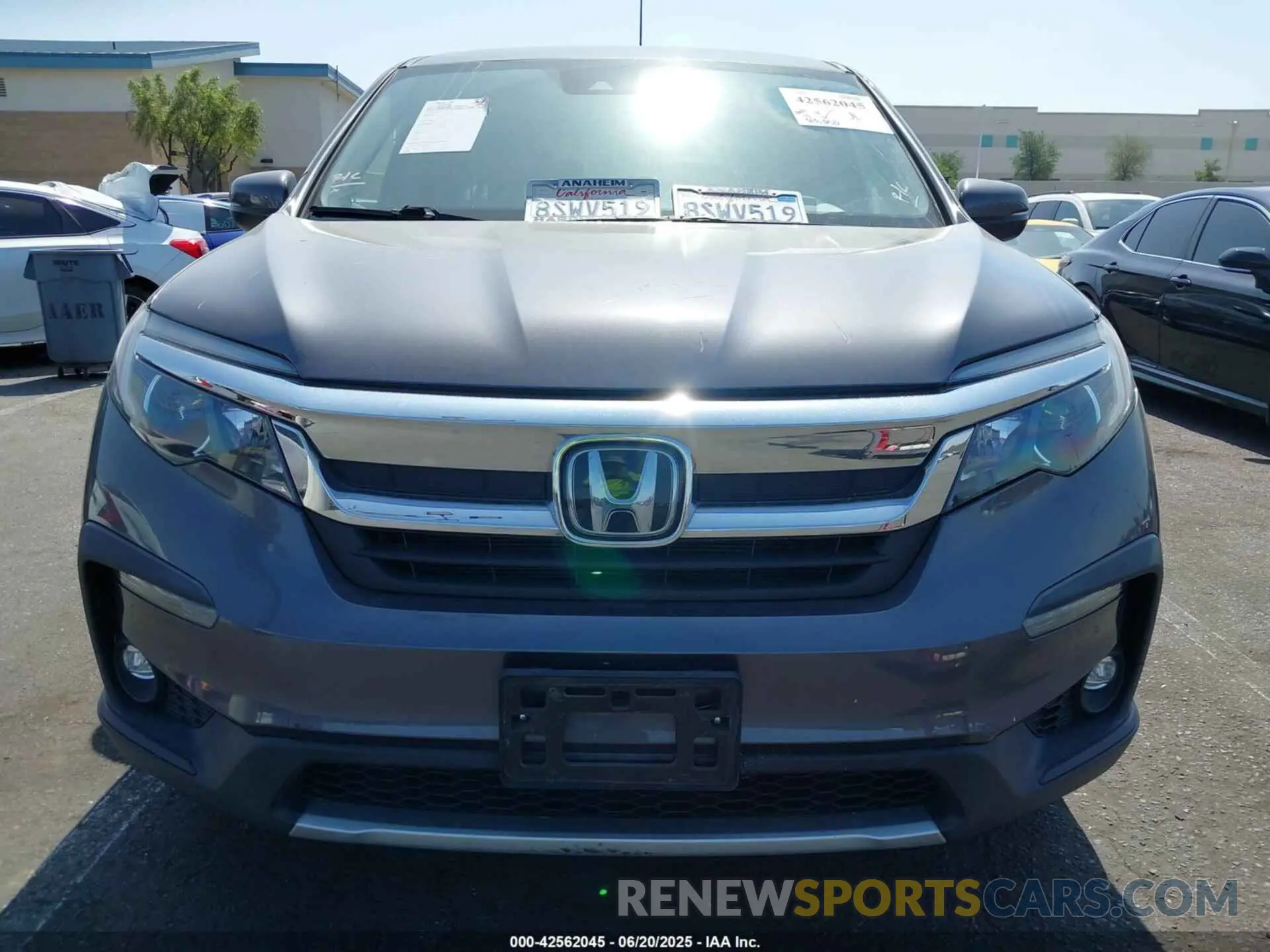 13 fotografías del automóvil dañado 5FNYF5H31MB004675 HONDA PILOT 2021