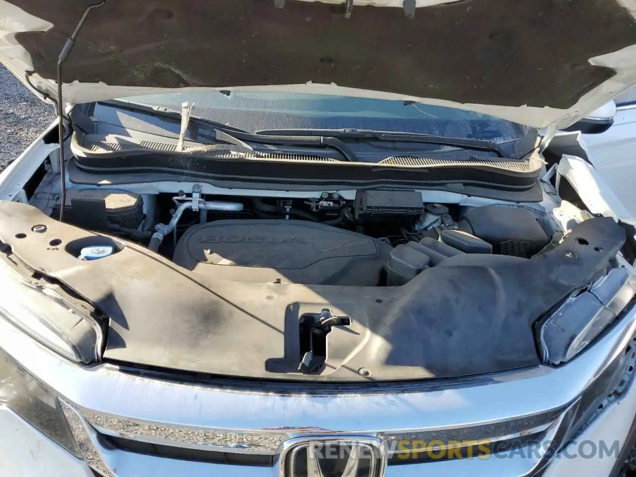 12 fotografías del automóvil dañado 5FNYF5H31MB013697 HONDA PILOT 2021