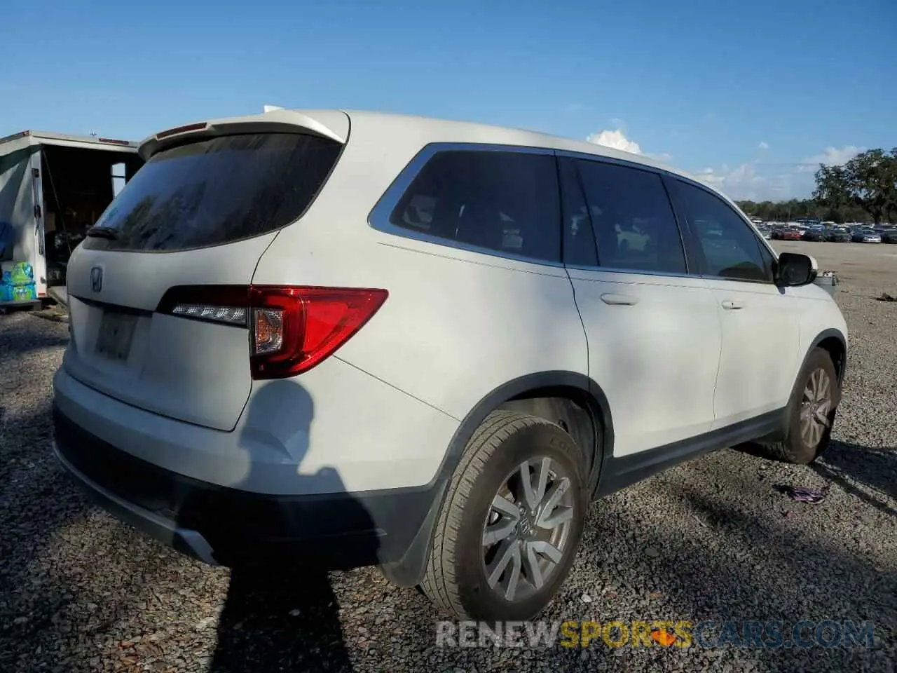 3 fotografías del automóvil dañado 5FNYF5H31MB013697 HONDA PILOT 2021