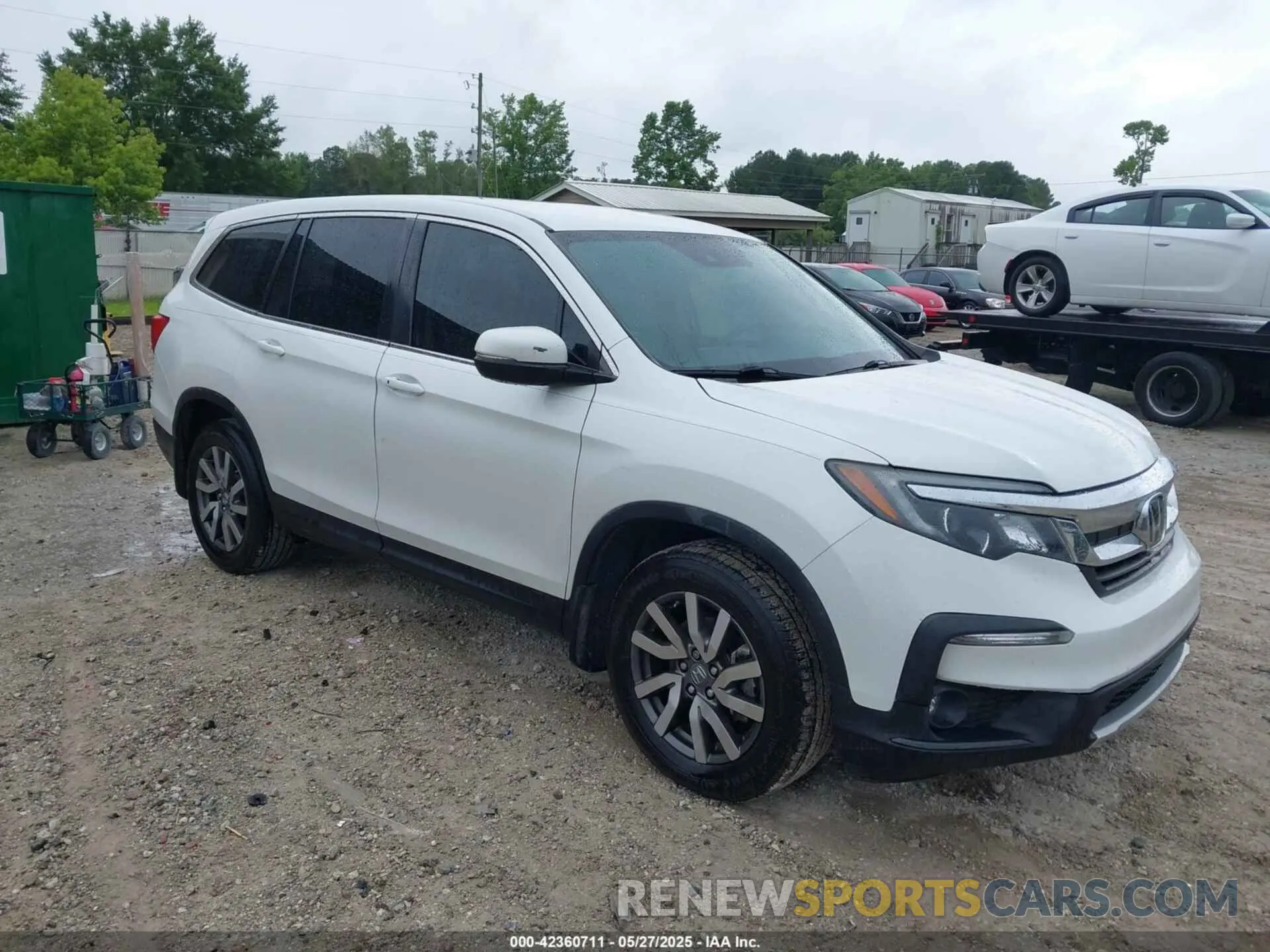 1 fotografías del automóvil dañado 5FNYF5H35MB016697 HONDA PILOT 2021