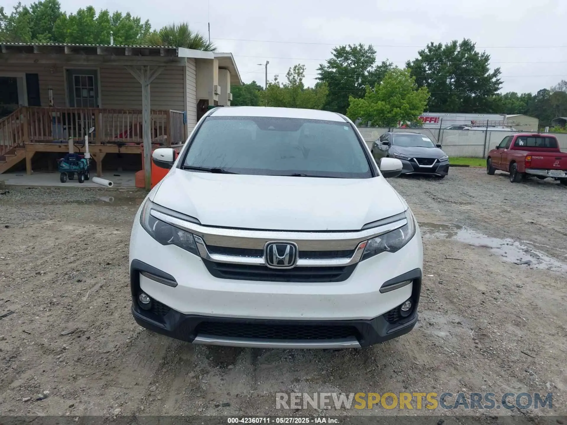 12 fotografías del automóvil dañado 5FNYF5H35MB016697 HONDA PILOT 2021