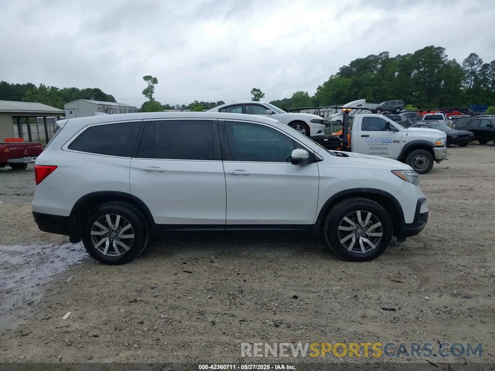 13 fotografías del automóvil dañado 5FNYF5H35MB016697 HONDA PILOT 2021