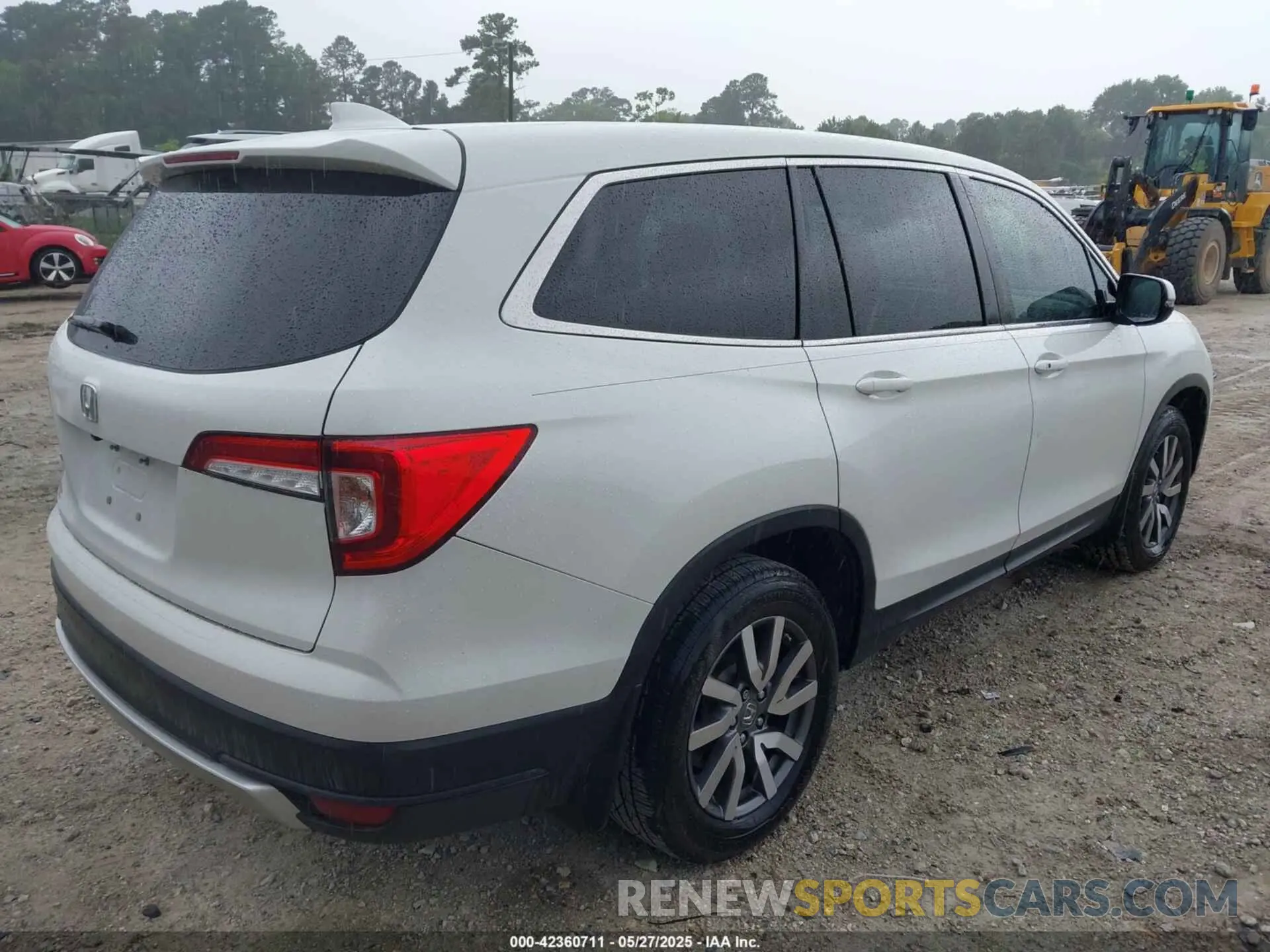 4 fotografías del automóvil dañado 5FNYF5H35MB016697 HONDA PILOT 2021