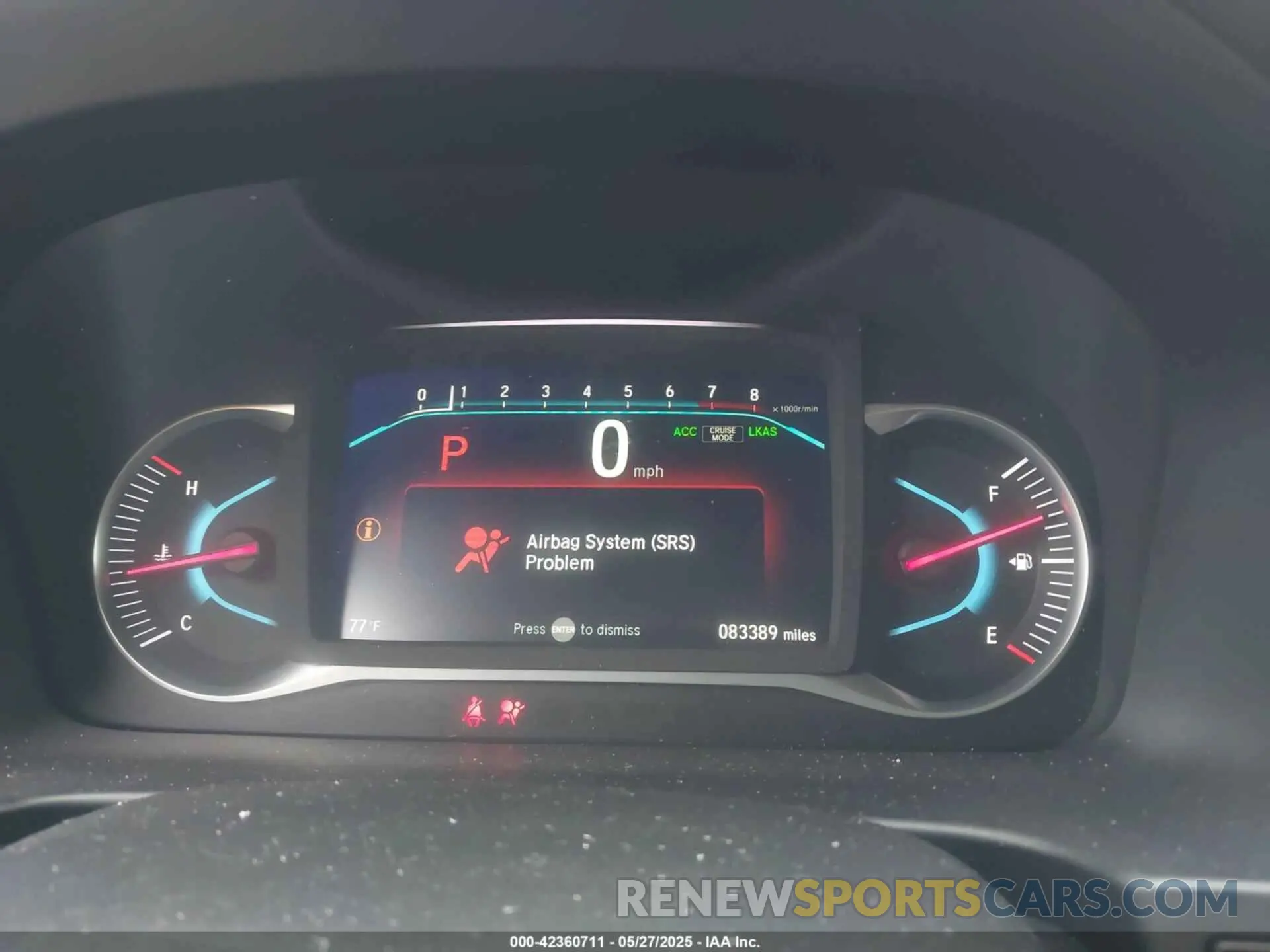7 fotografías del automóvil dañado 5FNYF5H35MB016697 HONDA PILOT 2021