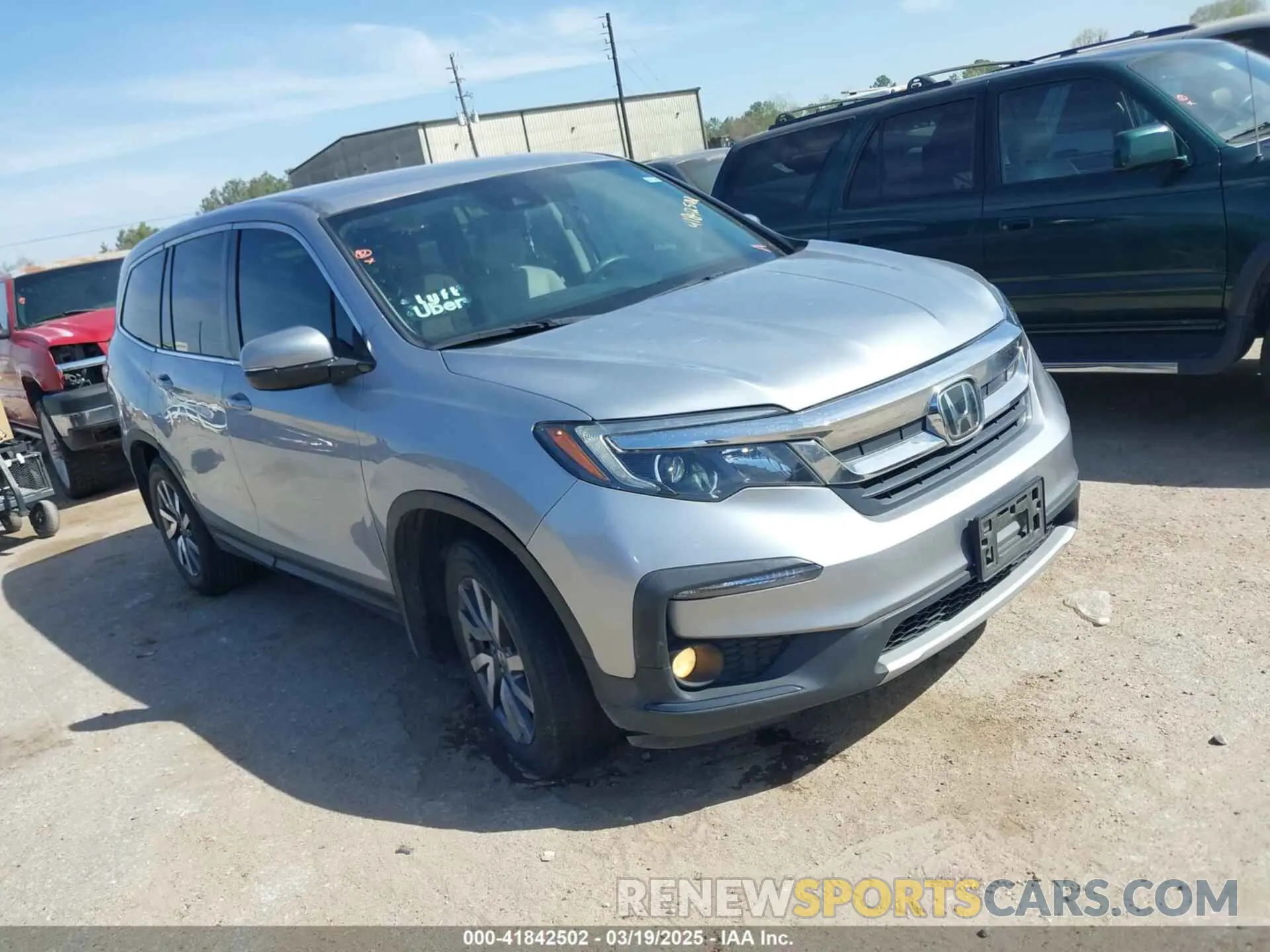 1 fotografías del automóvil dañado 5FNYF5H36MB003411 HONDA PILOT 2021