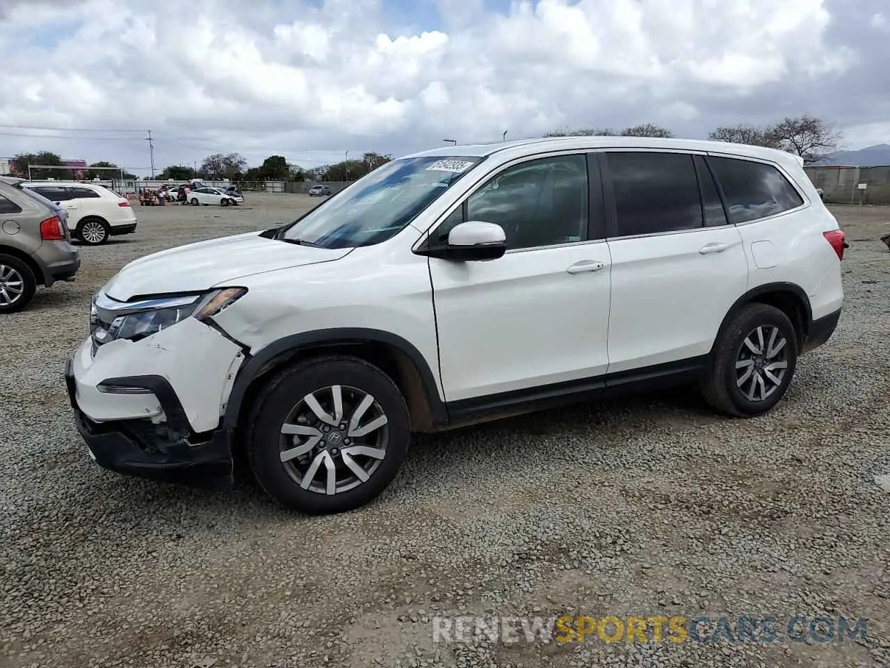 1 fotografías del automóvil dañado 5FNYF5H51MB035569 HONDA PILOT 2021