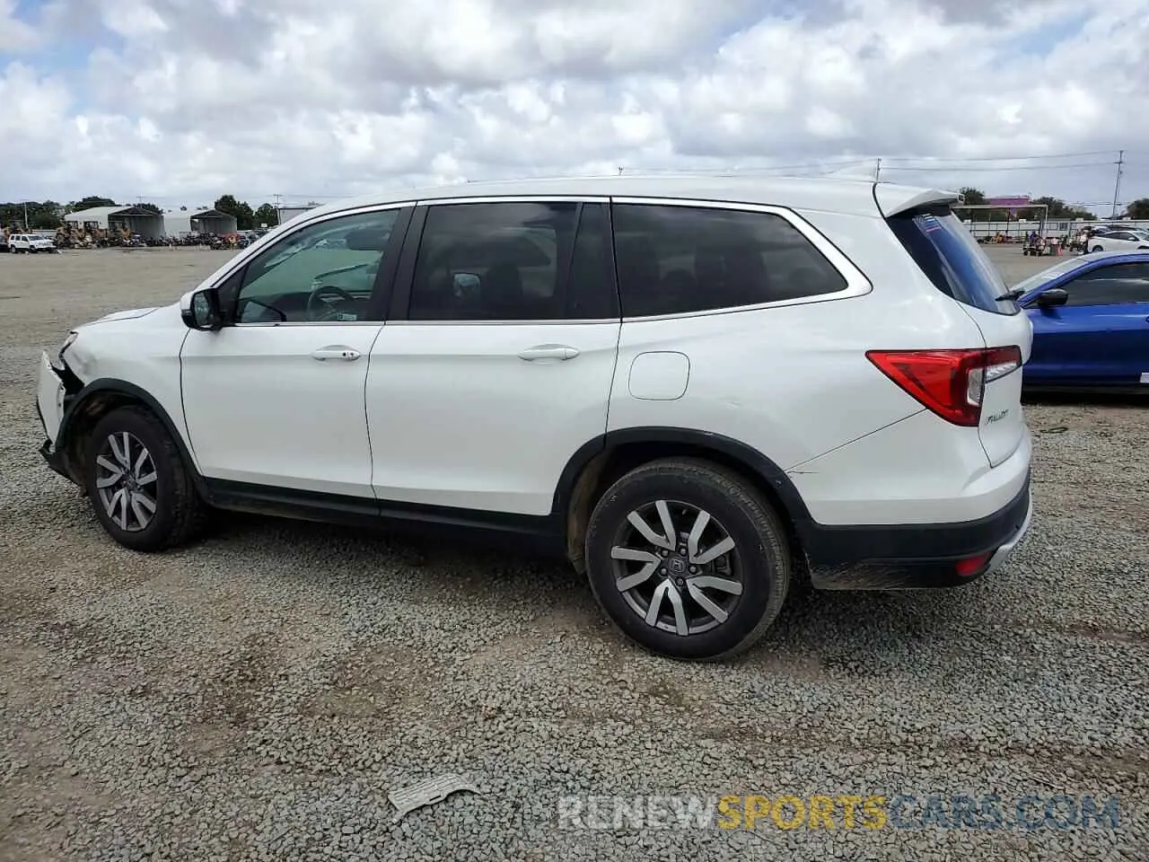 2 fotografías del automóvil dañado 5FNYF5H51MB035569 HONDA PILOT 2021