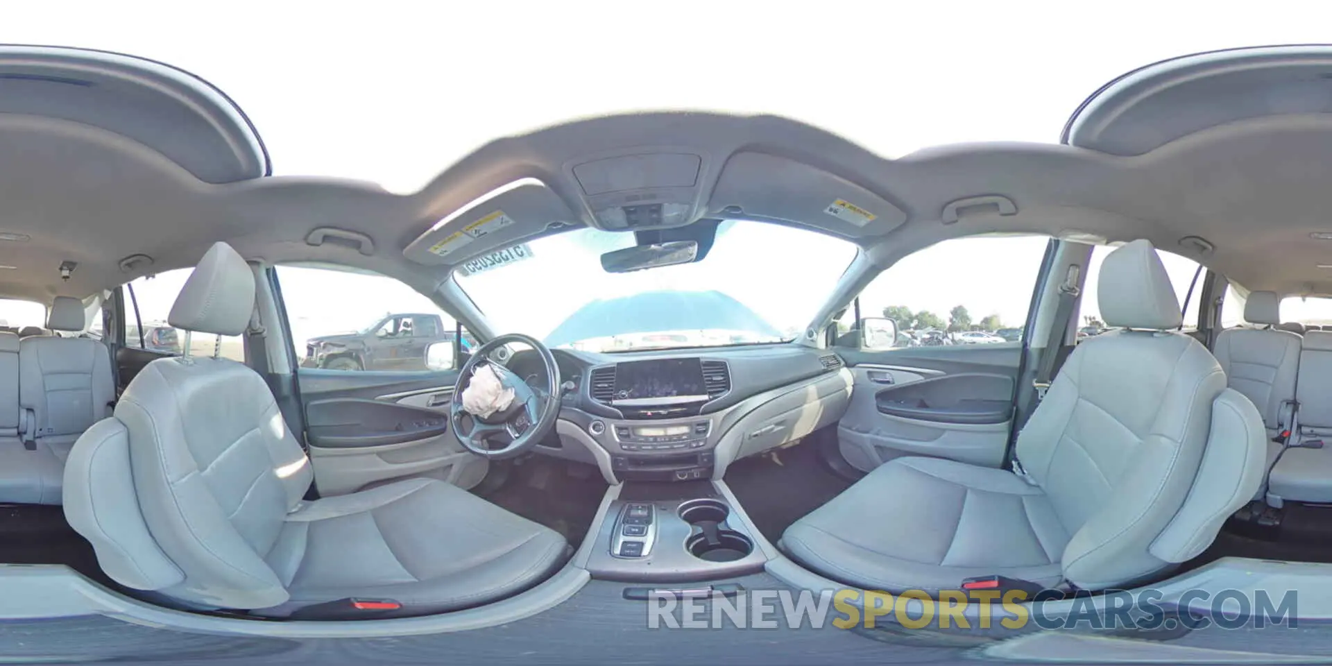 14 fotografías del automóvil dañado 5FNYF5H51MB042442 HONDA PILOT 2021