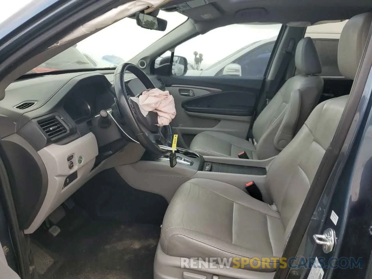 7 fotografías del automóvil dañado 5FNYF5H51MB042442 HONDA PILOT 2021