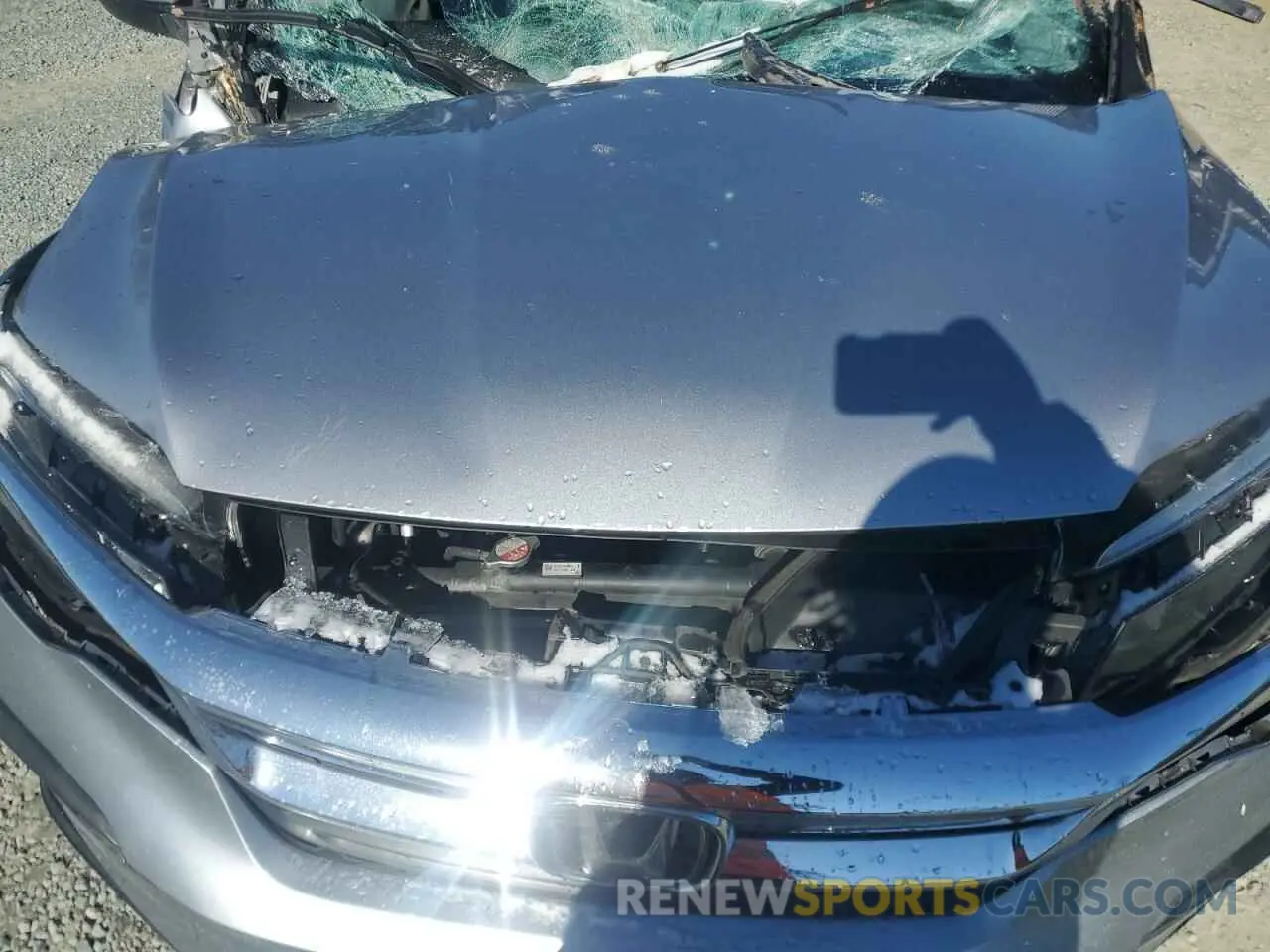 12 fotografías del automóvil dañado 5FNYF5H51MB043199 HONDA PILOT 2021