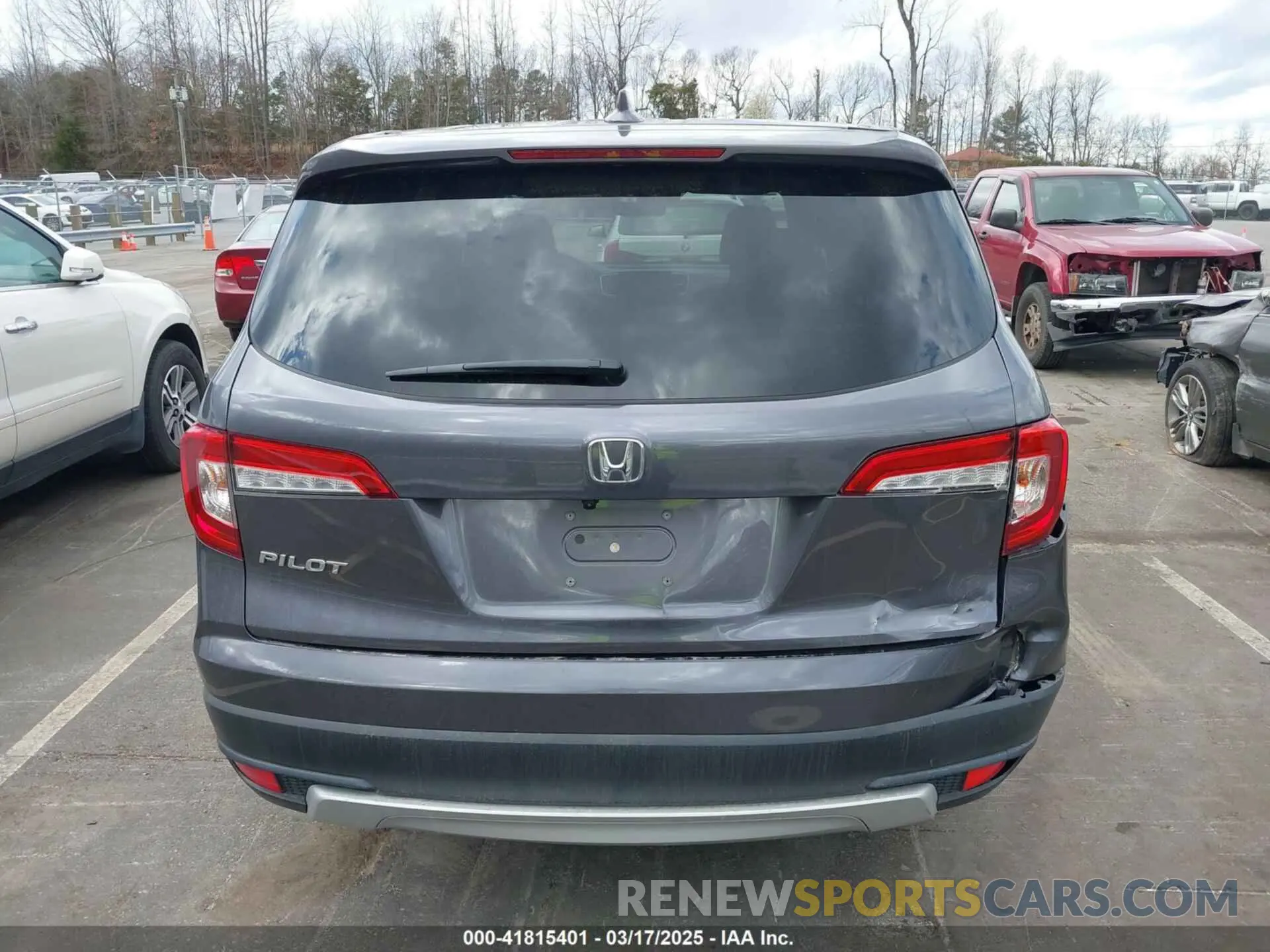 16 fotografías del automóvil dañado 5FNYF5H53MB004212 HONDA PILOT 2021