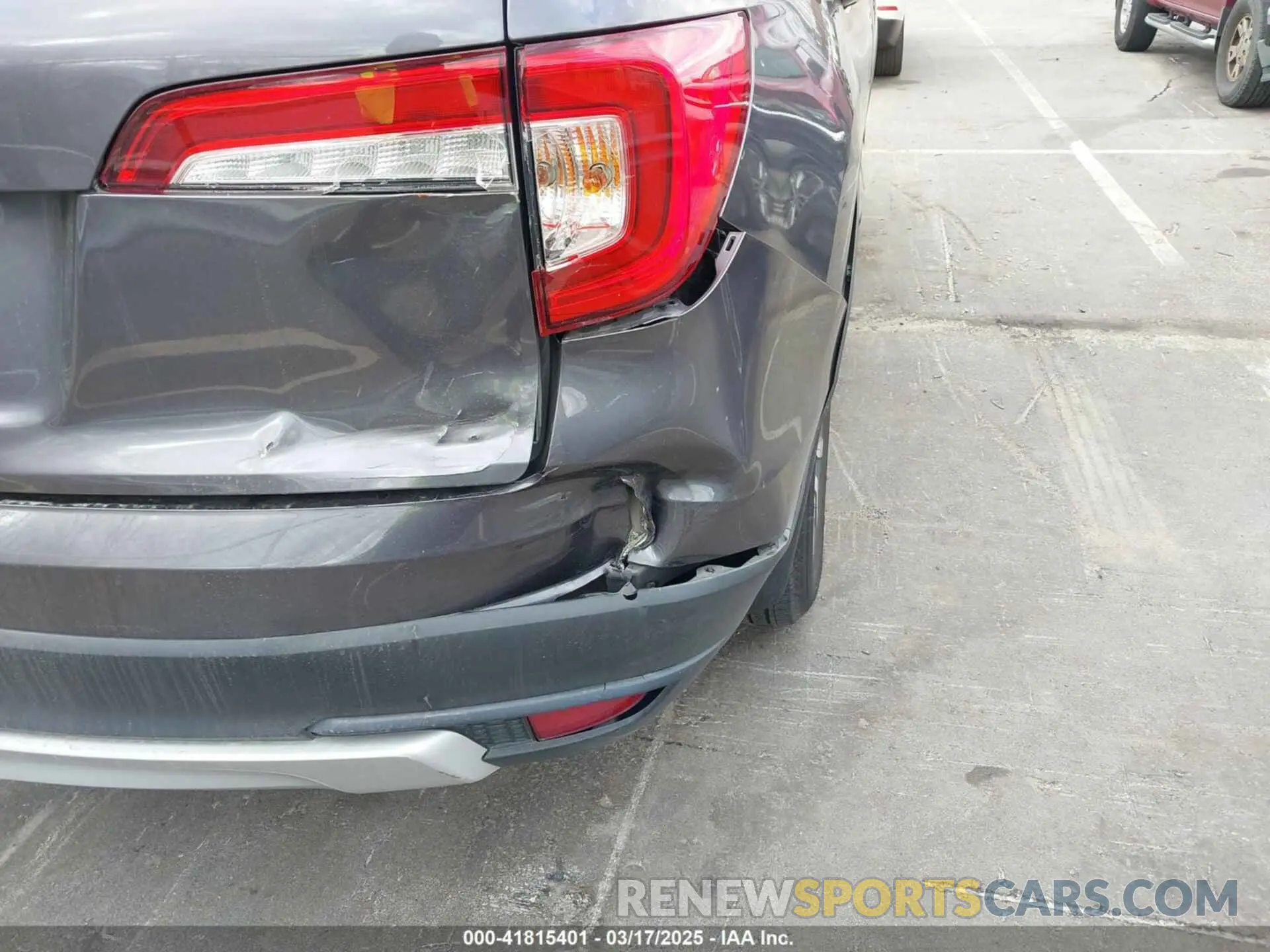 6 fotografías del automóvil dañado 5FNYF5H53MB004212 HONDA PILOT 2021