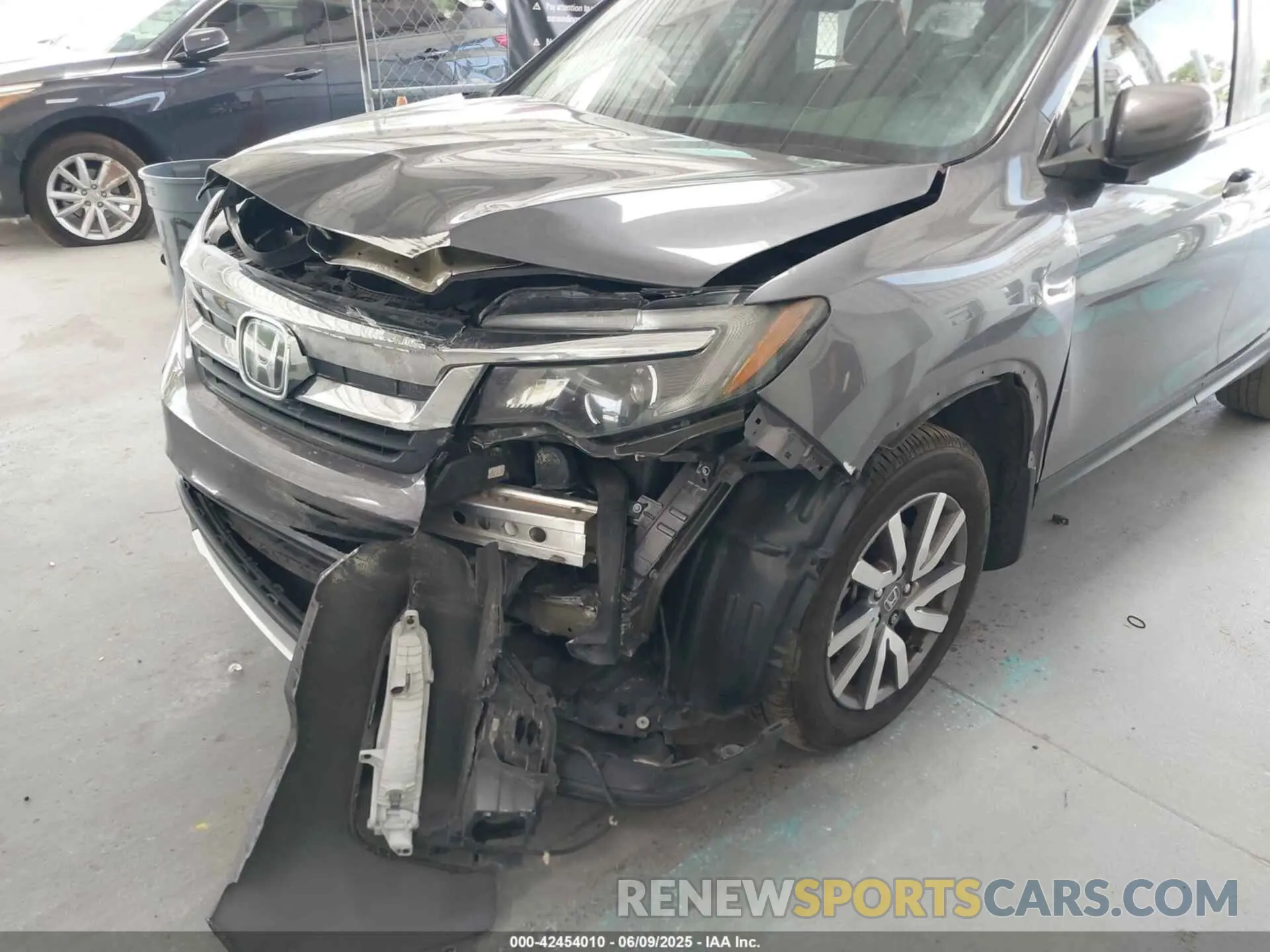 6 fotografías del automóvil dañado 5FNYF5H53MB030907 HONDA PILOT 2021