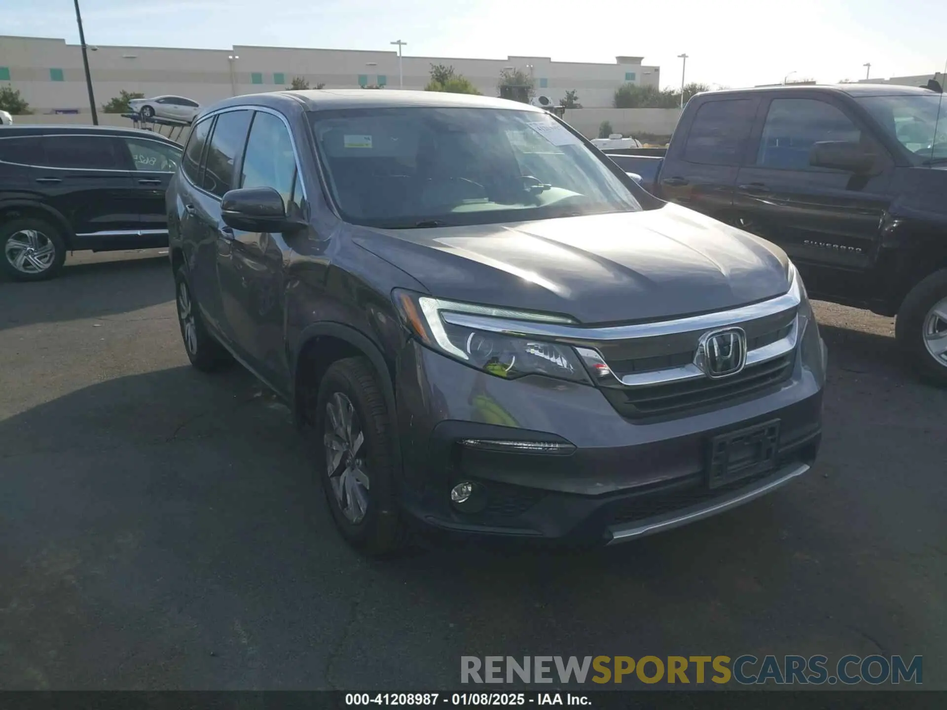 1 fotografías del automóvil dañado 5FNYF5H54MB018846 HONDA PILOT 2021