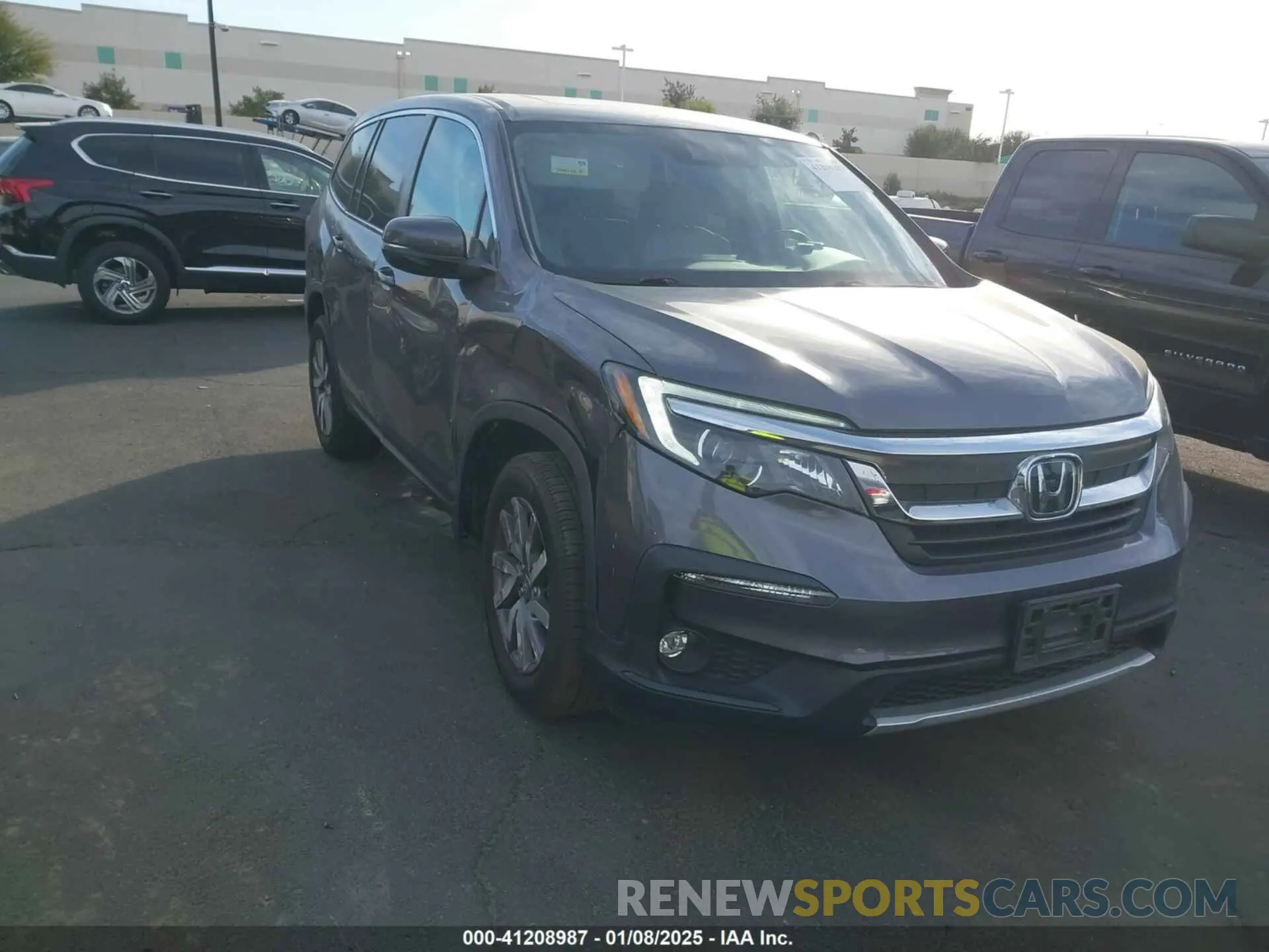 13 fotografías del automóvil dañado 5FNYF5H54MB018846 HONDA PILOT 2021
