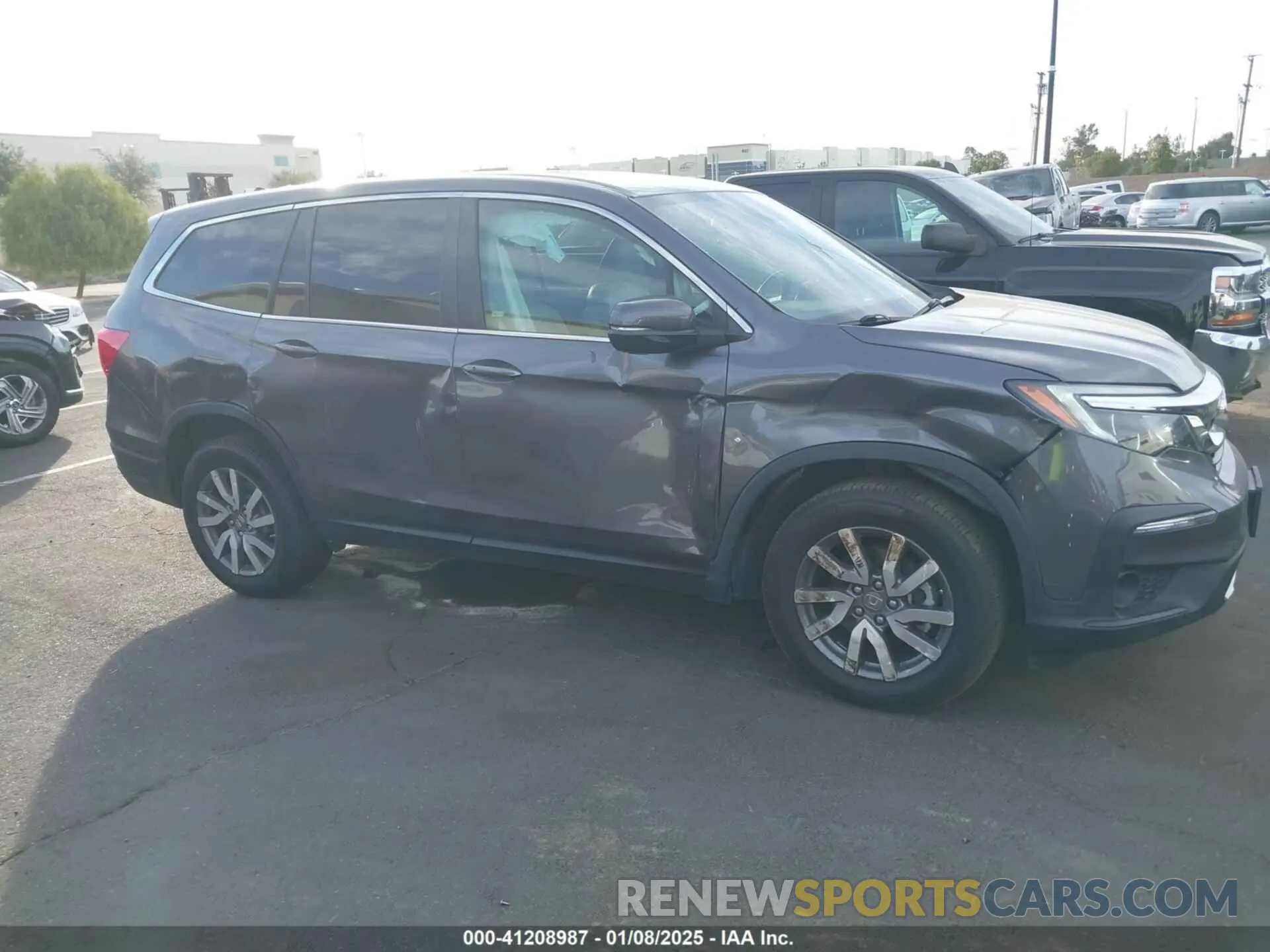 6 fotografías del automóvil dañado 5FNYF5H54MB018846 HONDA PILOT 2021