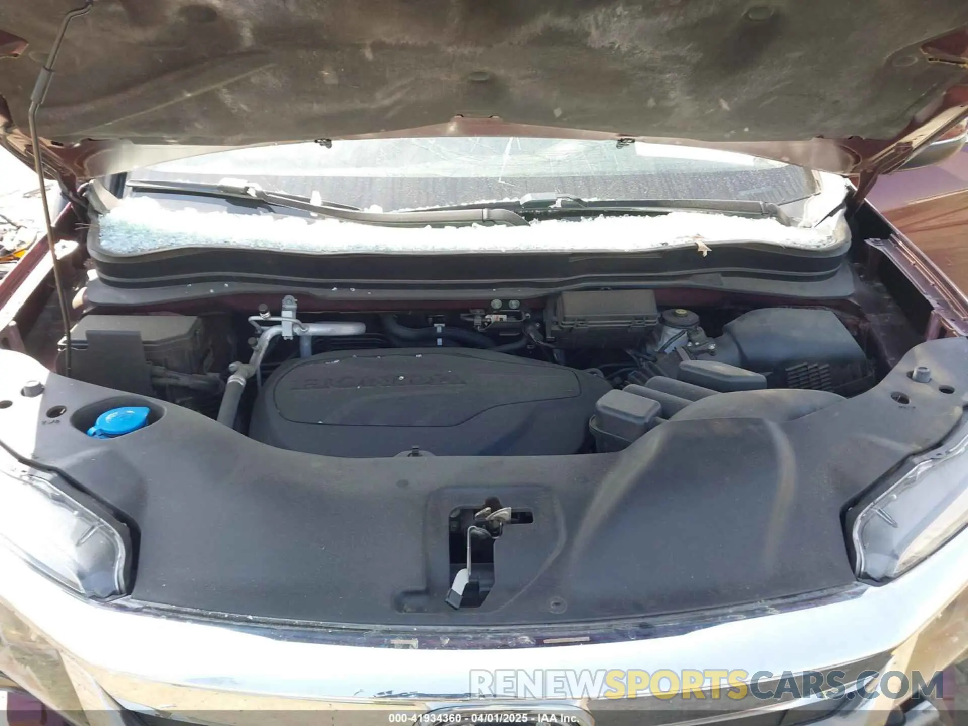 10 fotografías del automóvil dañado 5FNYF5H56MB012112 HONDA PILOT 2021
