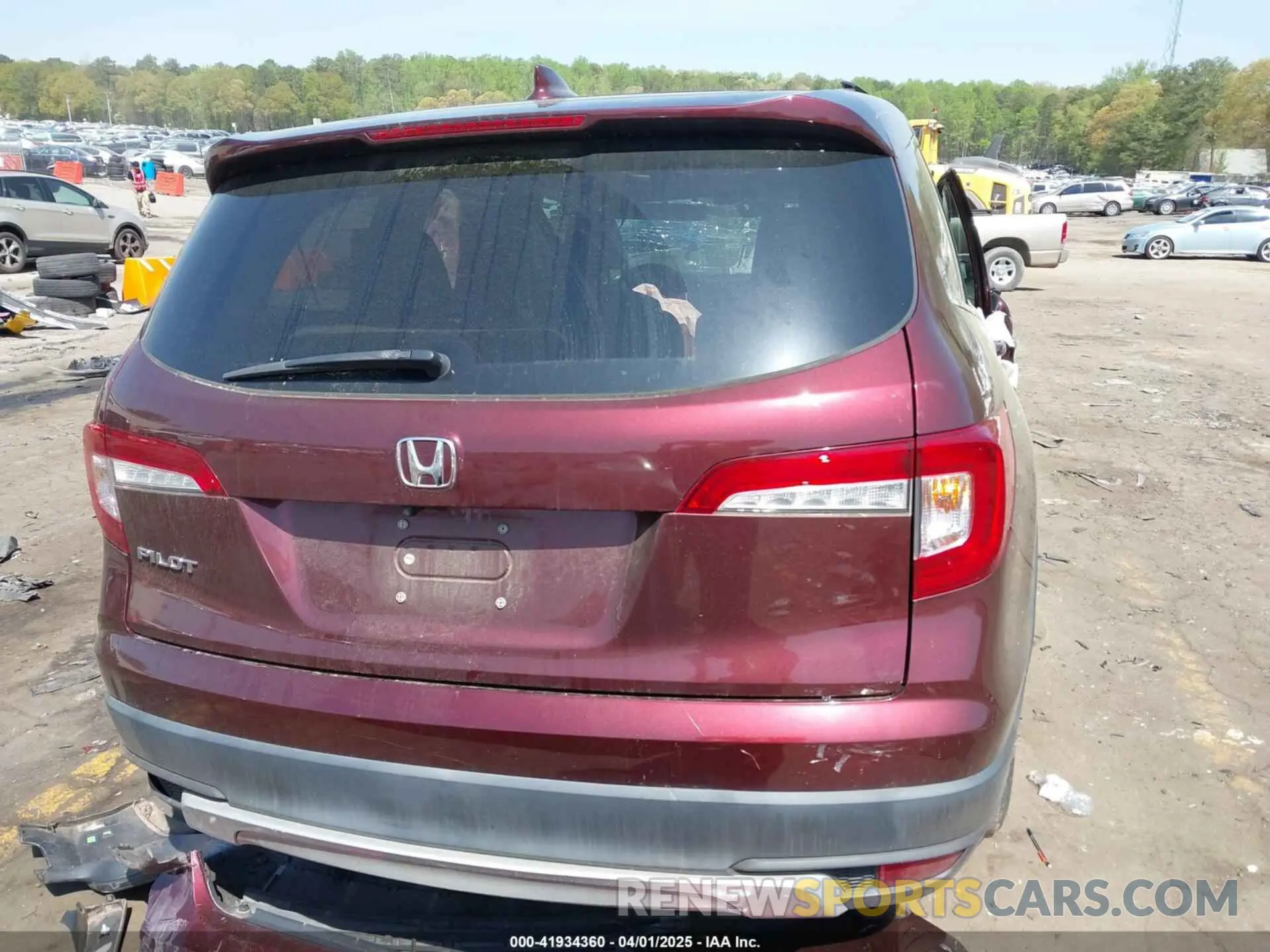 16 fotografías del automóvil dañado 5FNYF5H56MB012112 HONDA PILOT 2021