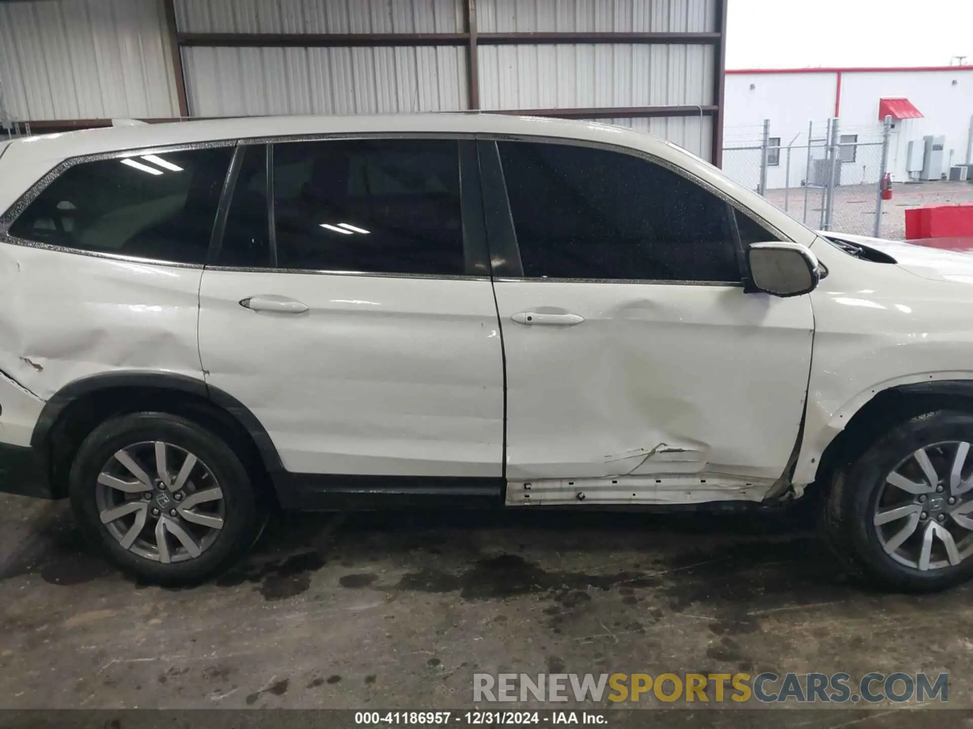 13 fotografías del automóvil dañado 5FNYF5H57MB022843 HONDA PILOT 2021