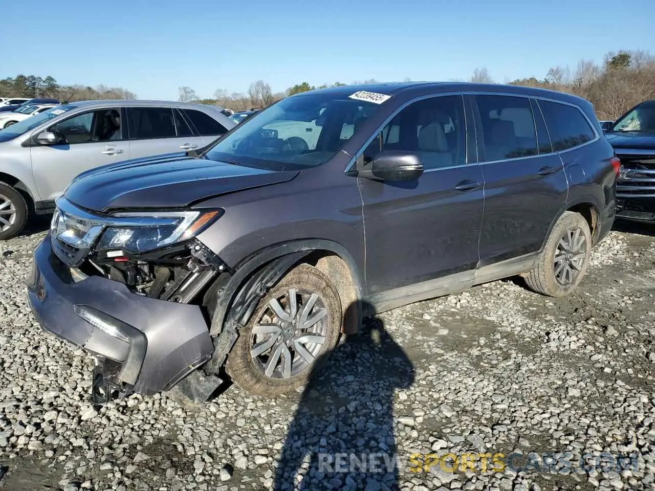 1 fotografías del automóvil dañado 5FNYF5H57MB027475 HONDA PILOT 2021