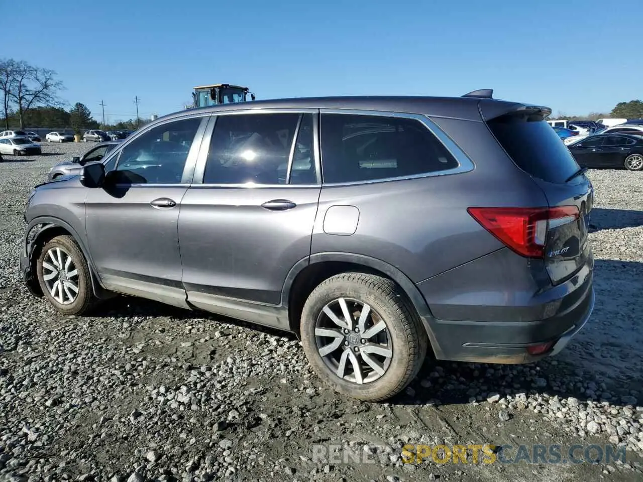 2 fotografías del automóvil dañado 5FNYF5H57MB027475 HONDA PILOT 2021