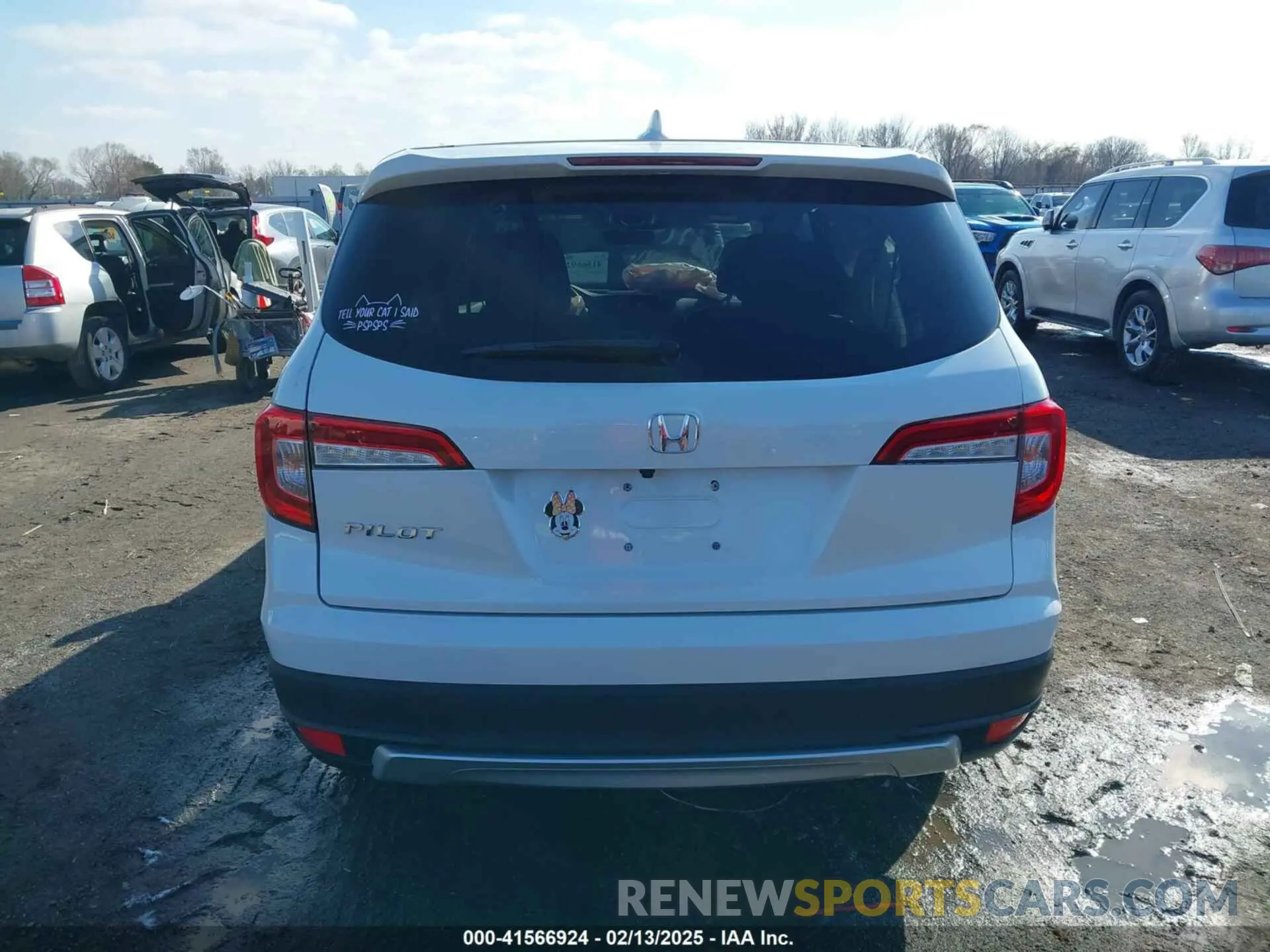 16 fotografías del automóvil dañado 5FNYF5H57MB037861 HONDA PILOT 2021
