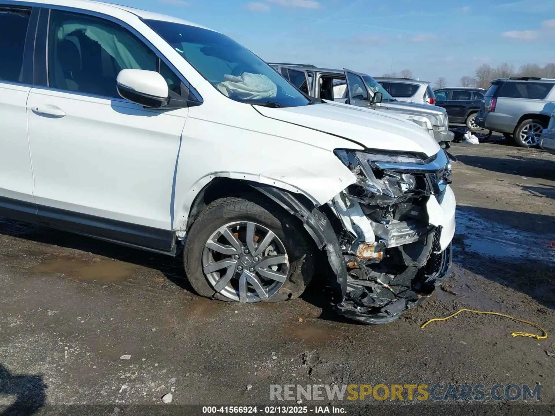6 fotografías del automóvil dañado 5FNYF5H57MB037861 HONDA PILOT 2021