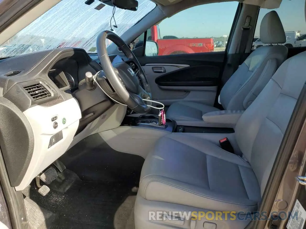 7 fotografías del automóvil dañado 5FNYF5H58MB001760 HONDA PILOT 2021
