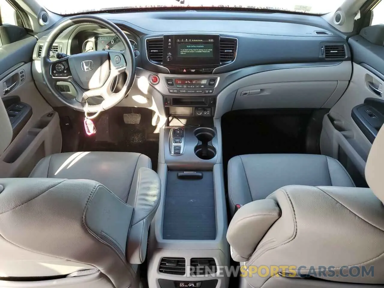 8 fotografías del automóvil dañado 5FNYF5H58MB001760 HONDA PILOT 2021