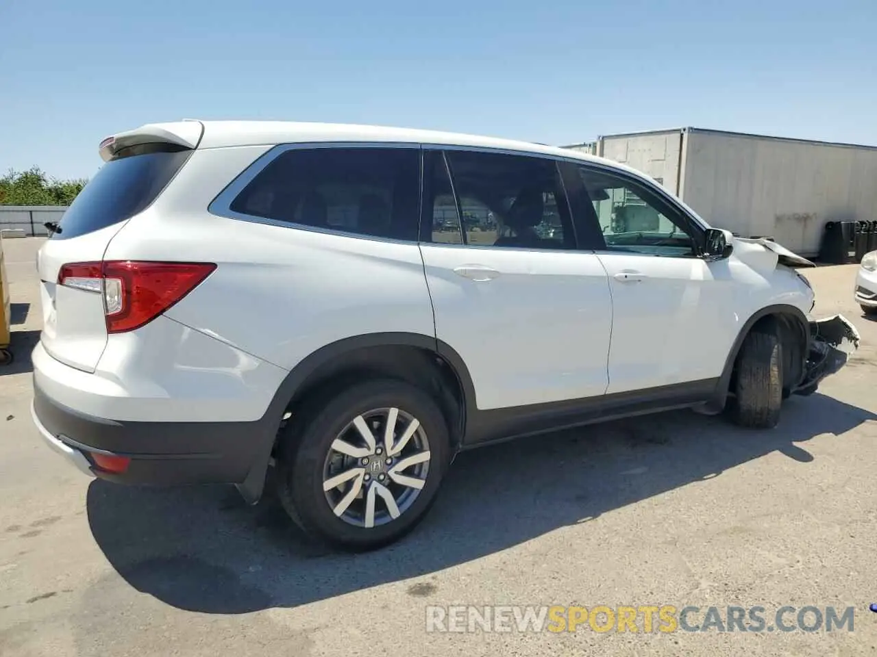 3 fotografías del automóvil dañado 5FNYF5H58MB015609 HONDA PILOT 2021