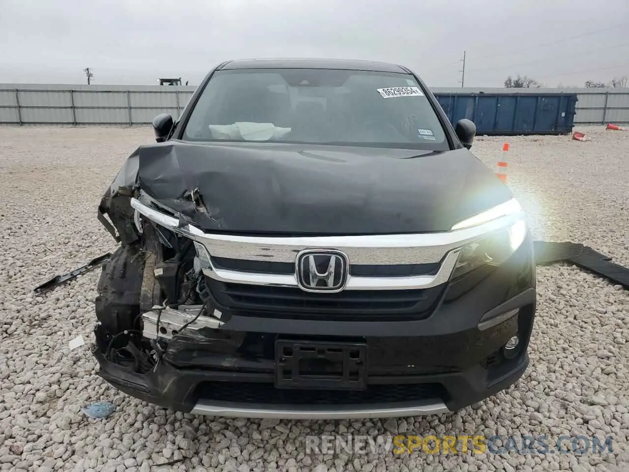 5 fotografías del automóvil dañado 5FNYF5H58MB047296 HONDA PILOT 2021
