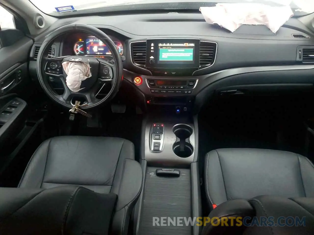8 fotografías del automóvil dañado 5FNYF5H58MB047296 HONDA PILOT 2021