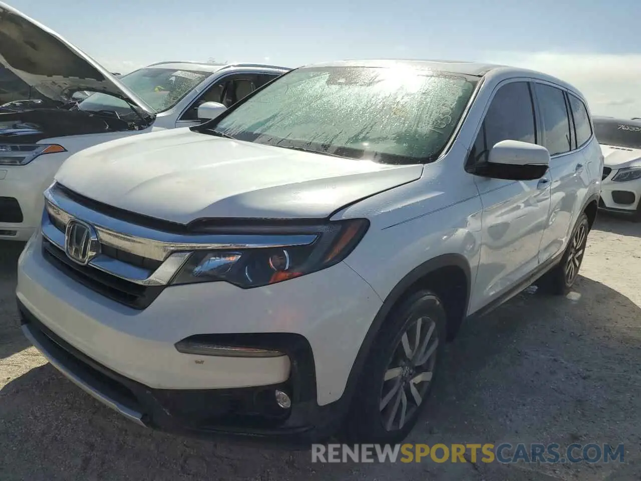 1 fotografías del automóvil dañado 5FNYF5H59MB028529 HONDA PILOT 2021
