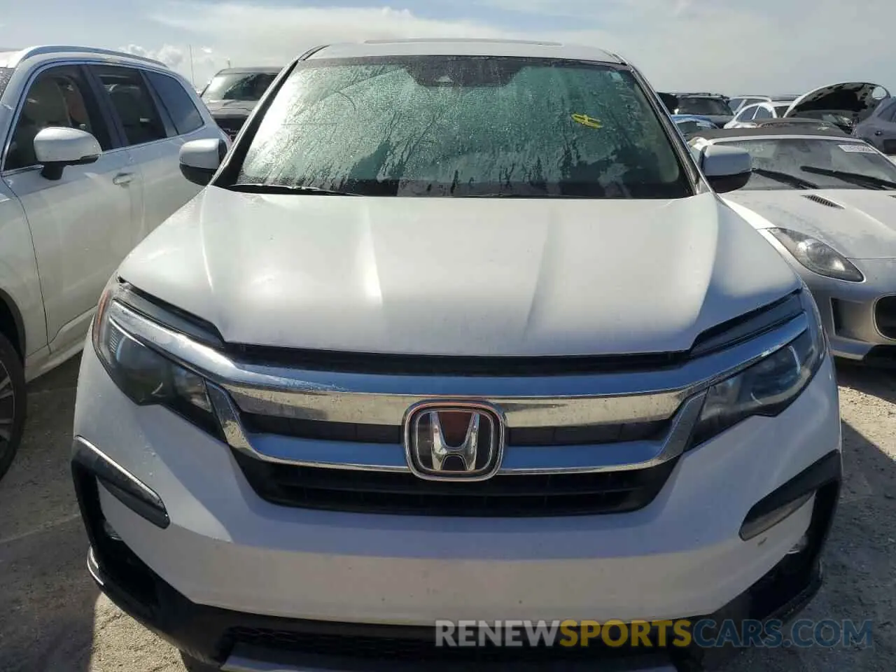 5 fotografías del automóvil dañado 5FNYF5H59MB028529 HONDA PILOT 2021