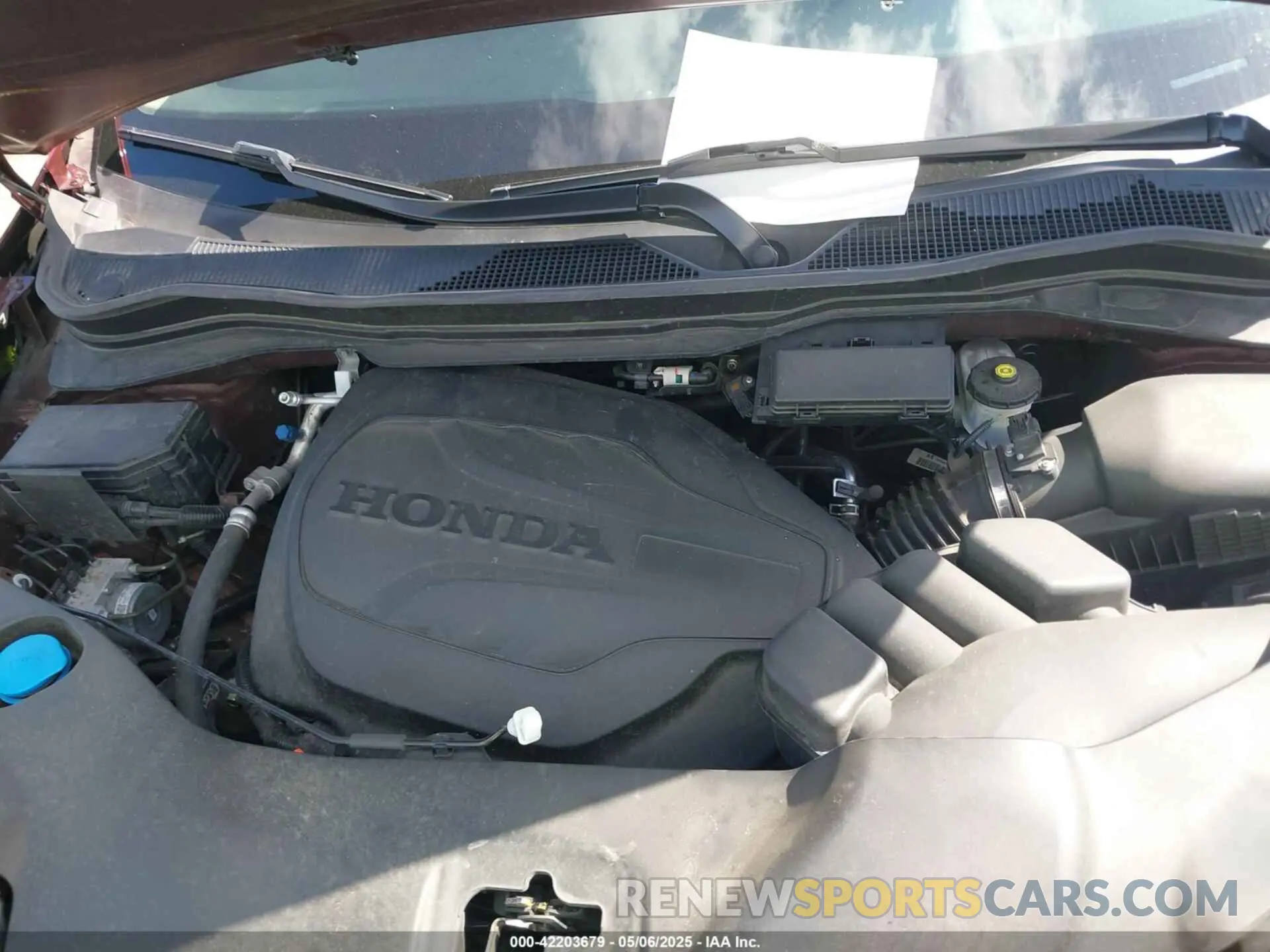 10 fotografías del automóvil dañado 5FNYF5H5XMB042472 HONDA PILOT 2021