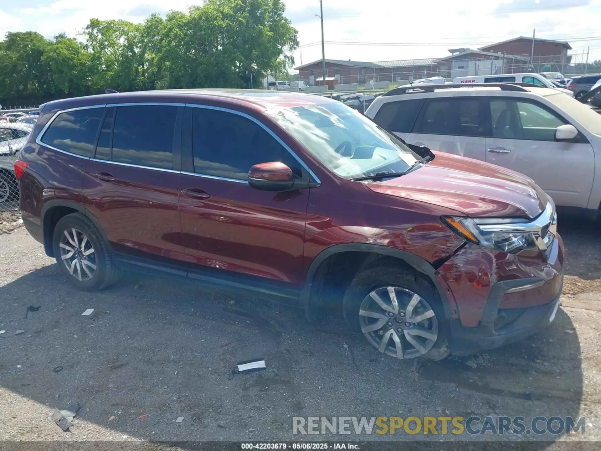 13 fotografías del automóvil dañado 5FNYF5H5XMB042472 HONDA PILOT 2021