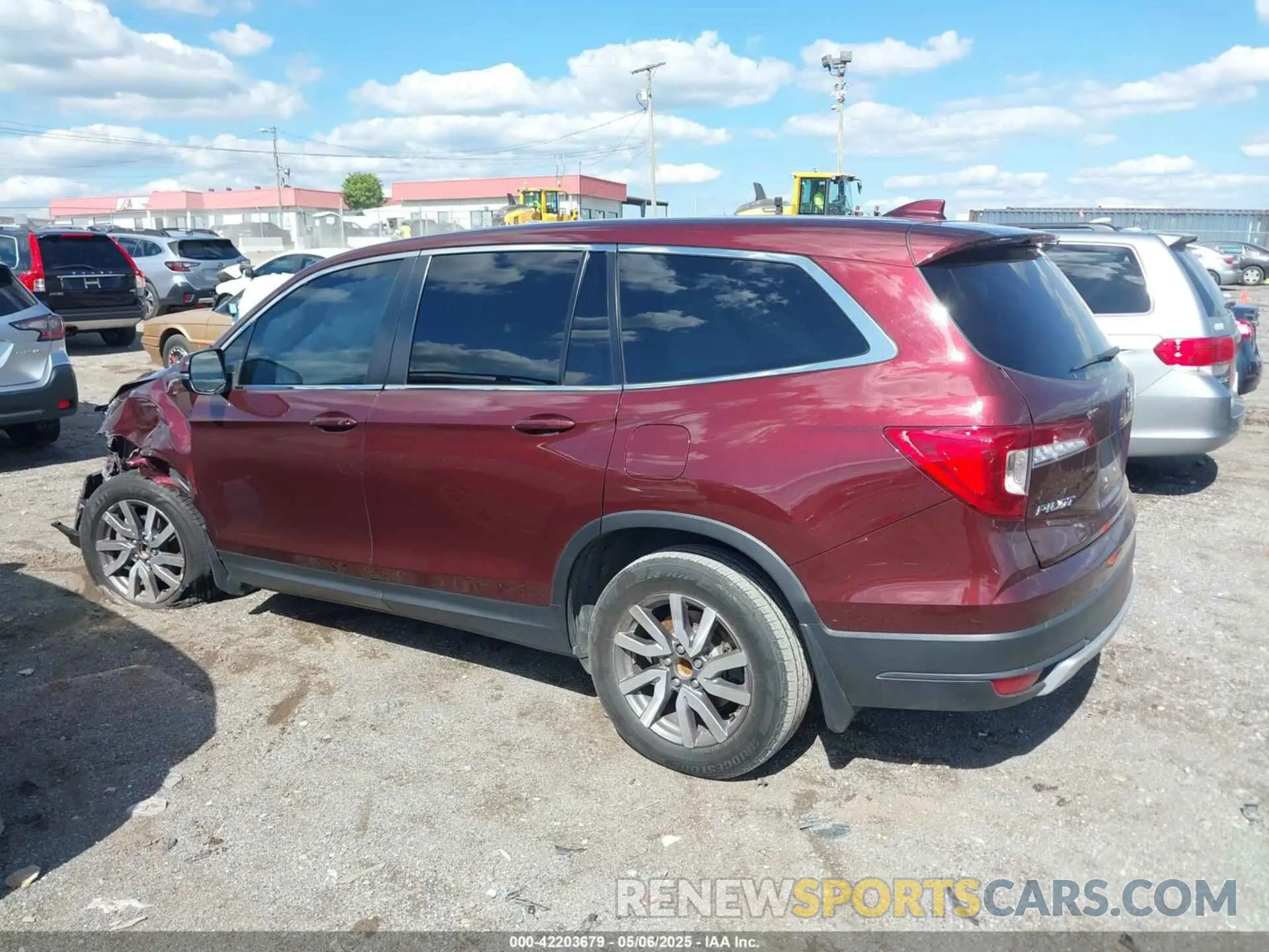 14 fotografías del automóvil dañado 5FNYF5H5XMB042472 HONDA PILOT 2021