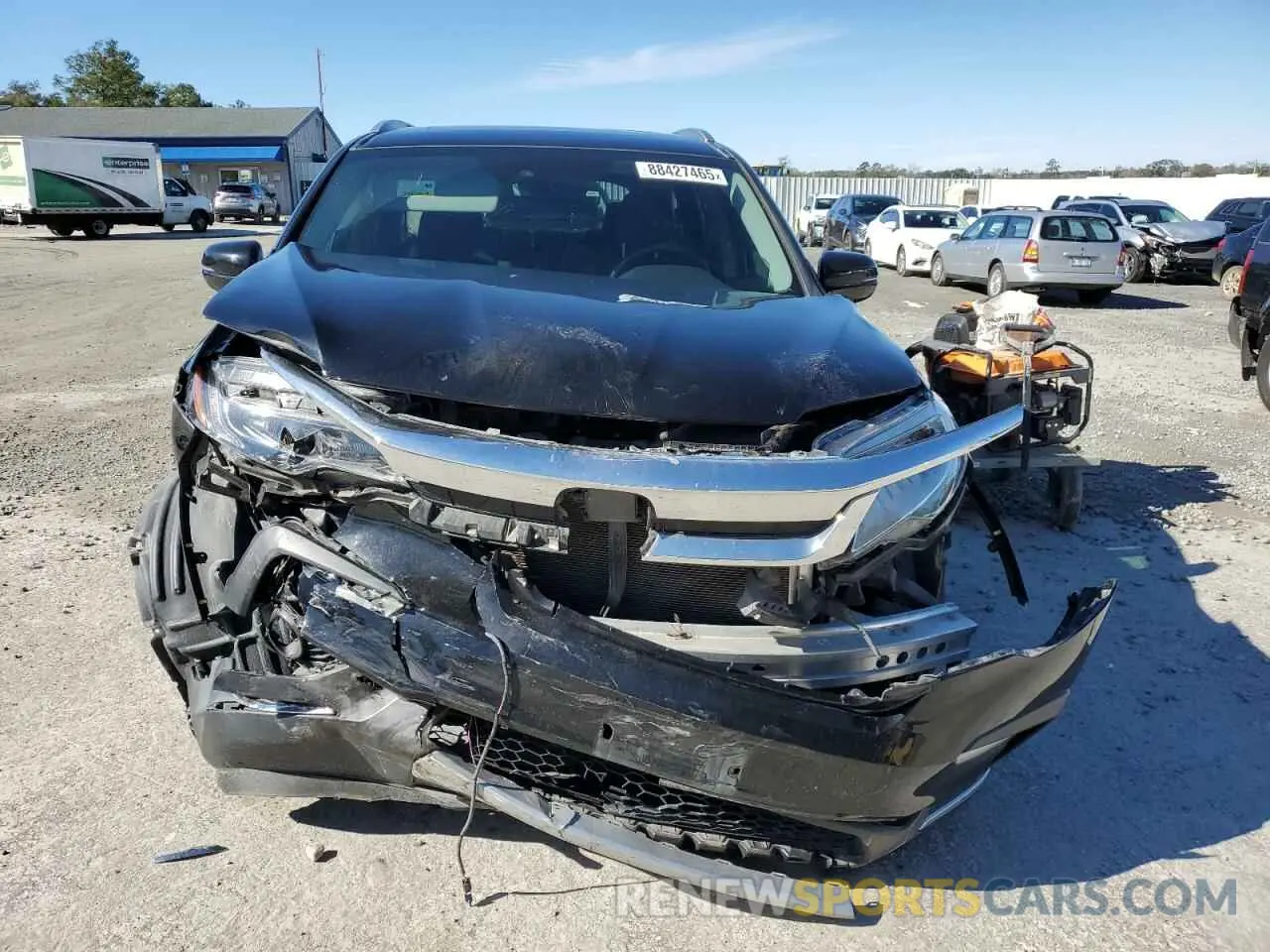 5 fotografías del automóvil dañado 5FNYF5H62MB039932 HONDA PILOT 2021