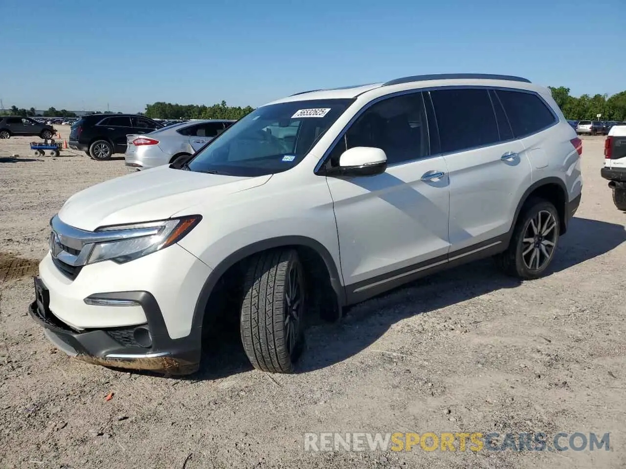 1 fotografías del automóvil dañado 5FNYF5H63MB027322 HONDA PILOT 2021