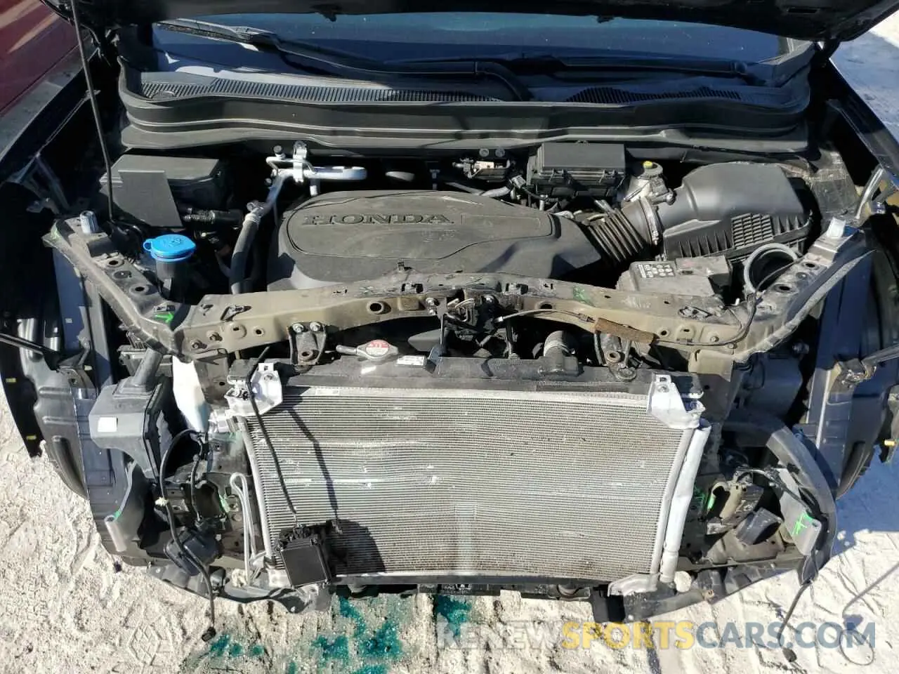 12 fotografías del automóvil dañado 5FNYF5H67MB017344 HONDA PILOT 2021